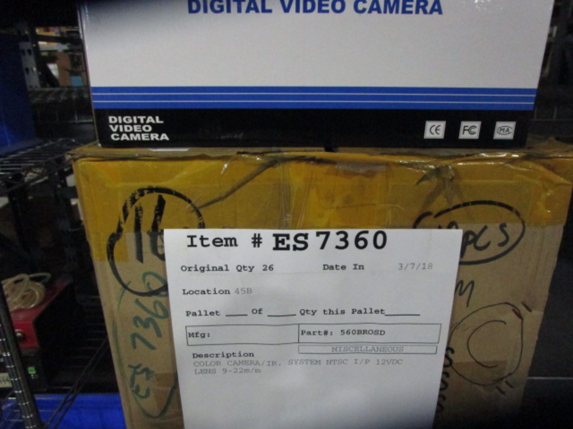 CONTENTS ONLY CONTAINING DIGITAL VIDEO CAMERAS, CABLES, PANEL MOUNTS, POWER ADAPTER - Image 6 of 8