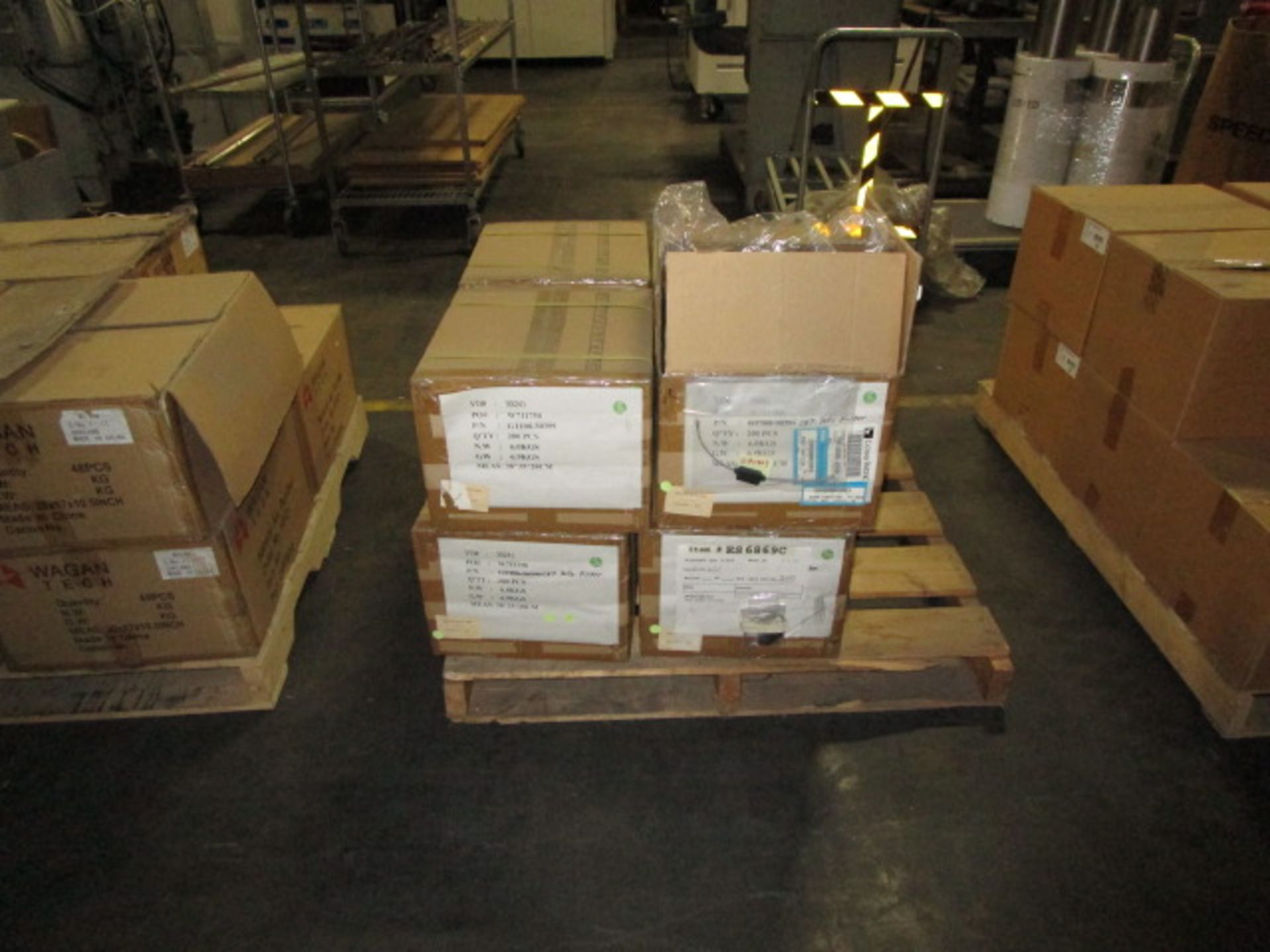 PALLET CONTAINING CONTENTS OF ONT-POTS-FILTER