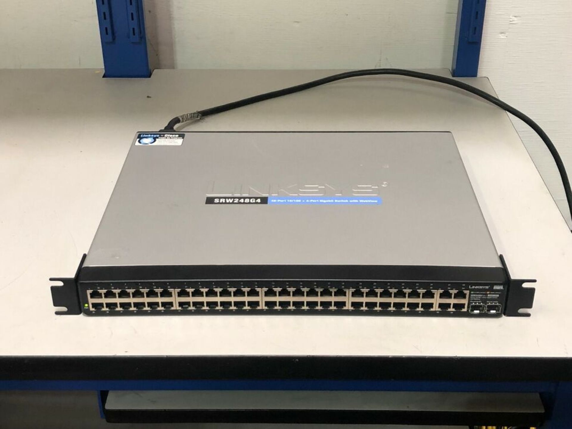 Linksys SRW248G4 48-Port 10/100 + 4-Port Gigabit Switch w/ Rack Ears