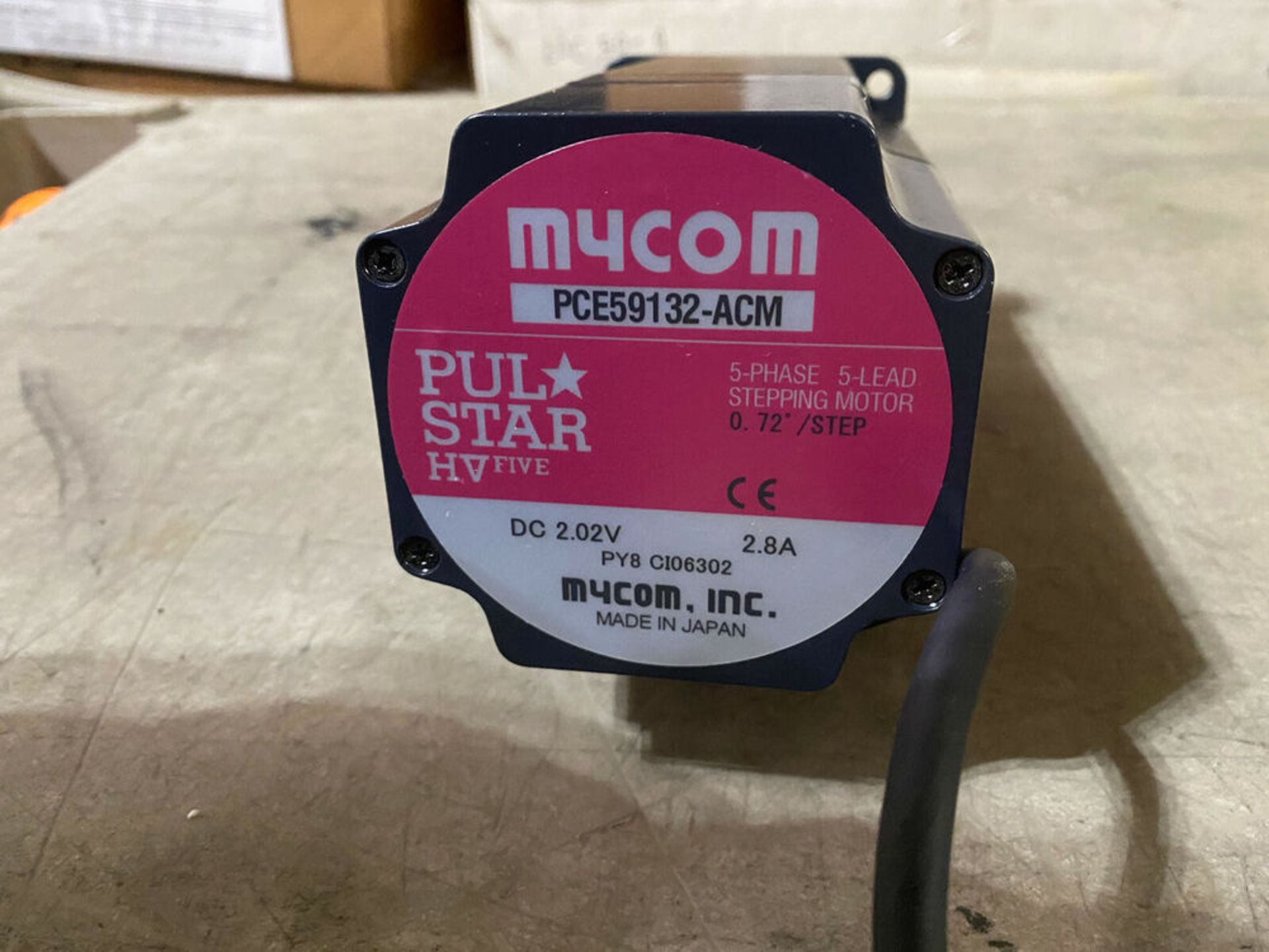 Mycom PCE59132-ACM PUL STAR HV FIVE 5 Phase 5 Lead Stepping Motor - Stepper