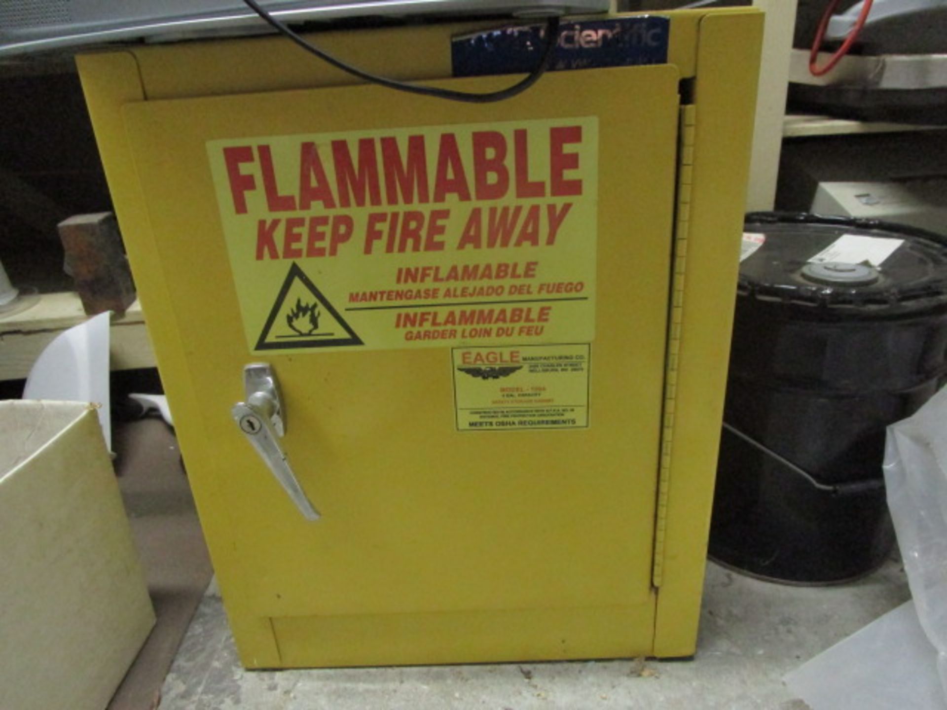 EAGLE model 1904 flammable cabinet (Yellow)