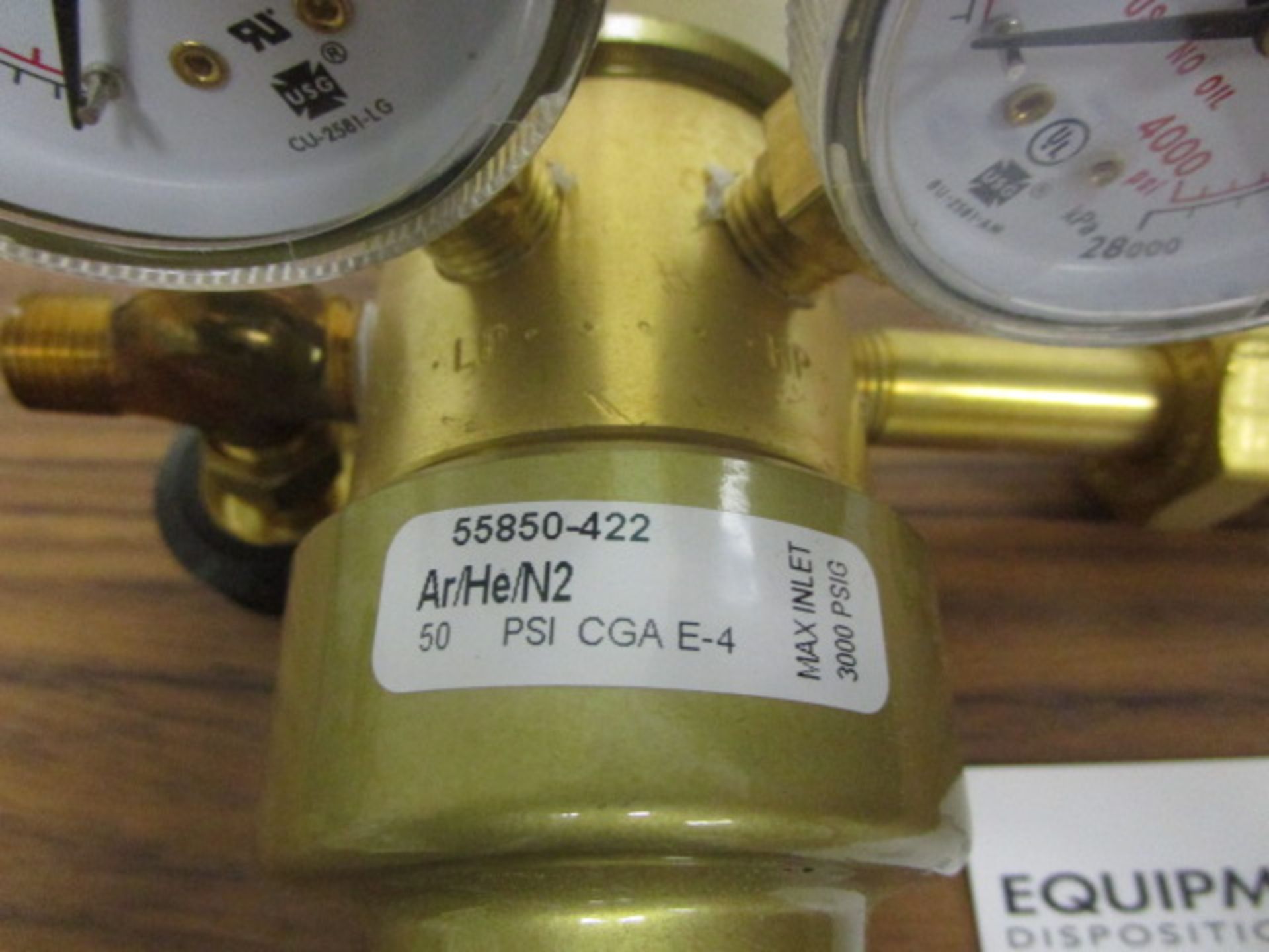 VWR gas regulator Ar/He/N2 50 psi CGA E-4 - Image 4 of 7