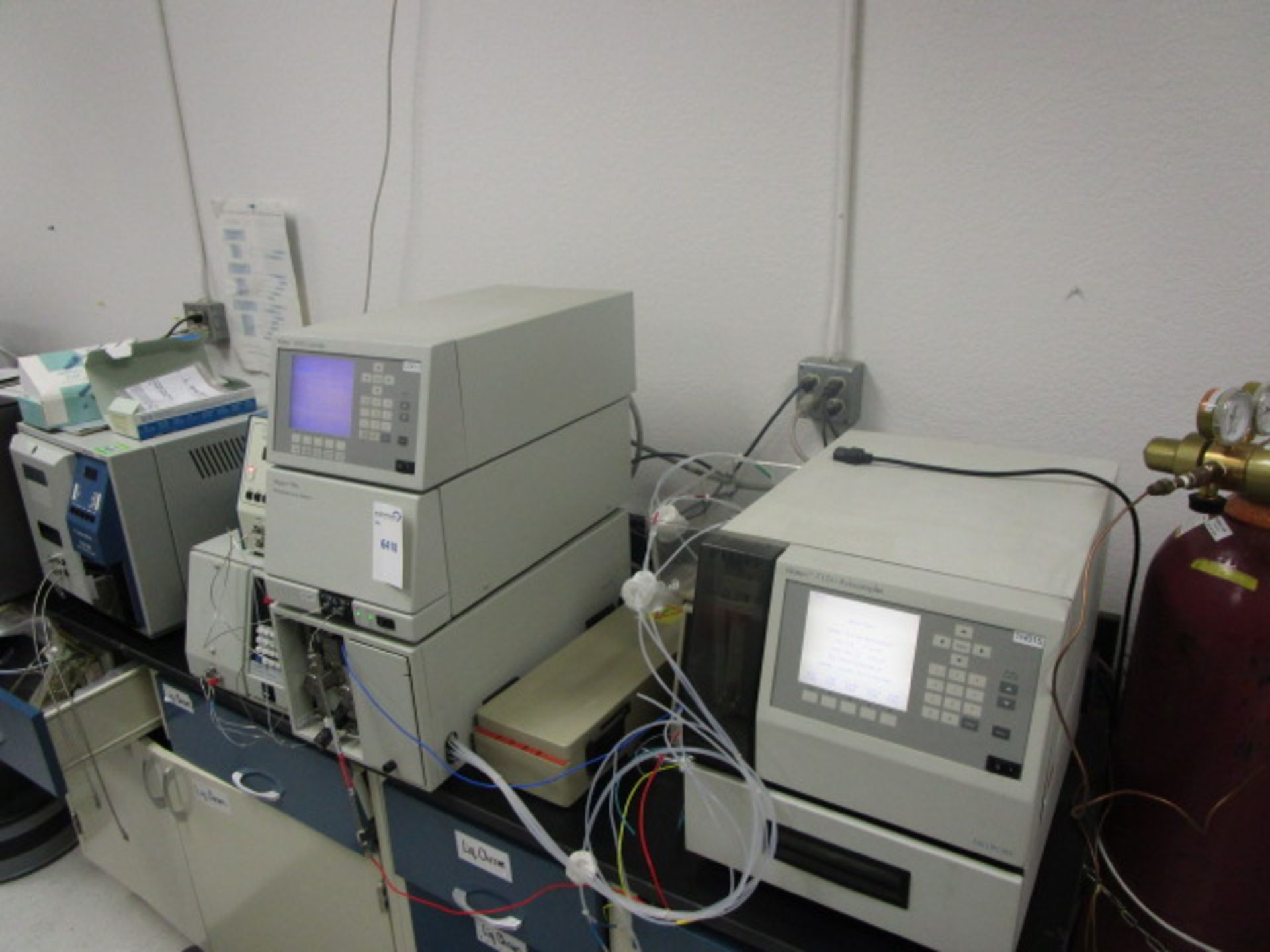 Waters HPLC system incudes autosampler, Model 717 plus, 600S pump with controller, photodiode - Image 14 of 34