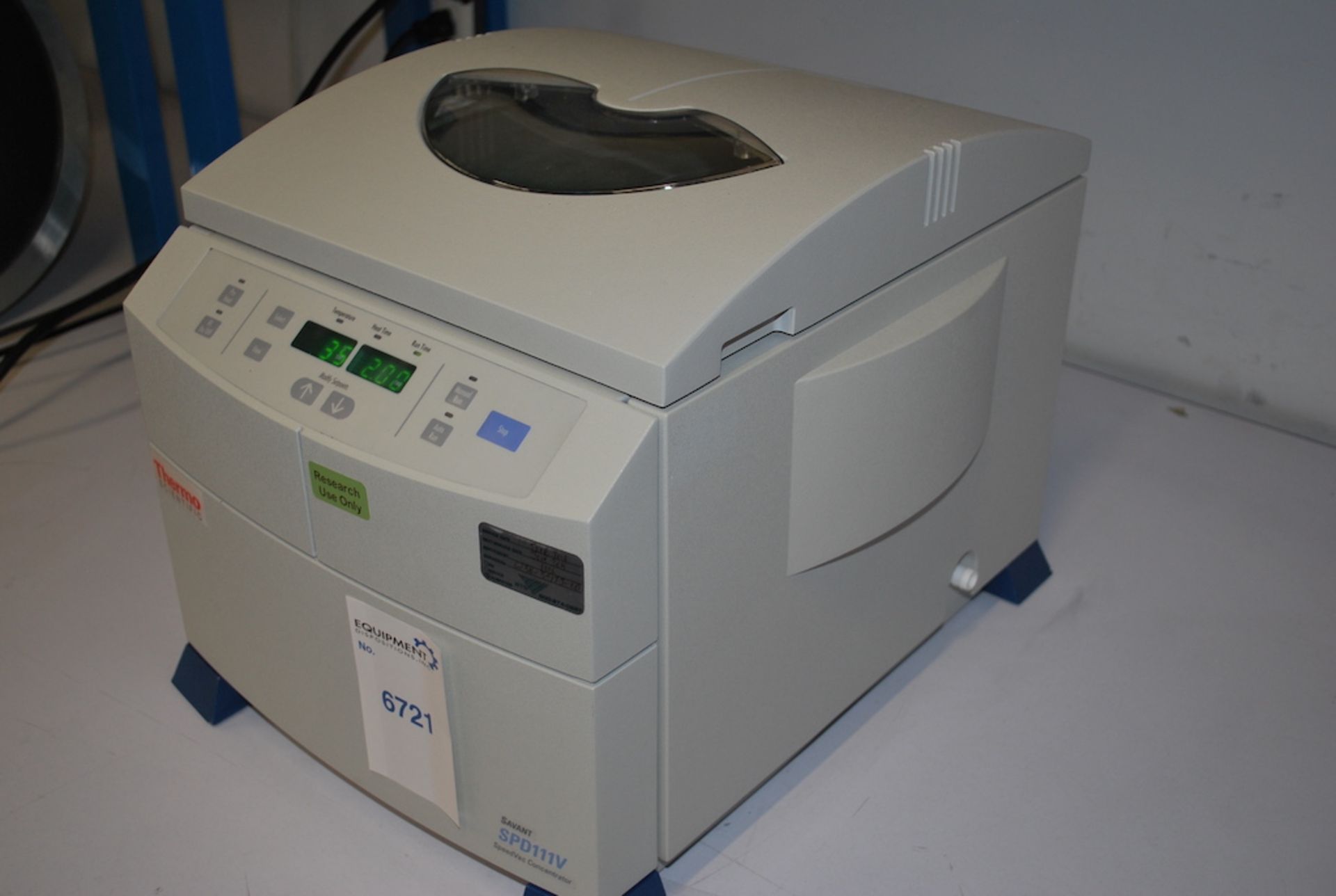 THERMO FISCHER SCIENTIFIC SAVANT SPD111V-115 SPEEDVAC CONCENTRATOR 115V, 6A, 60HZ - Image 5 of 8