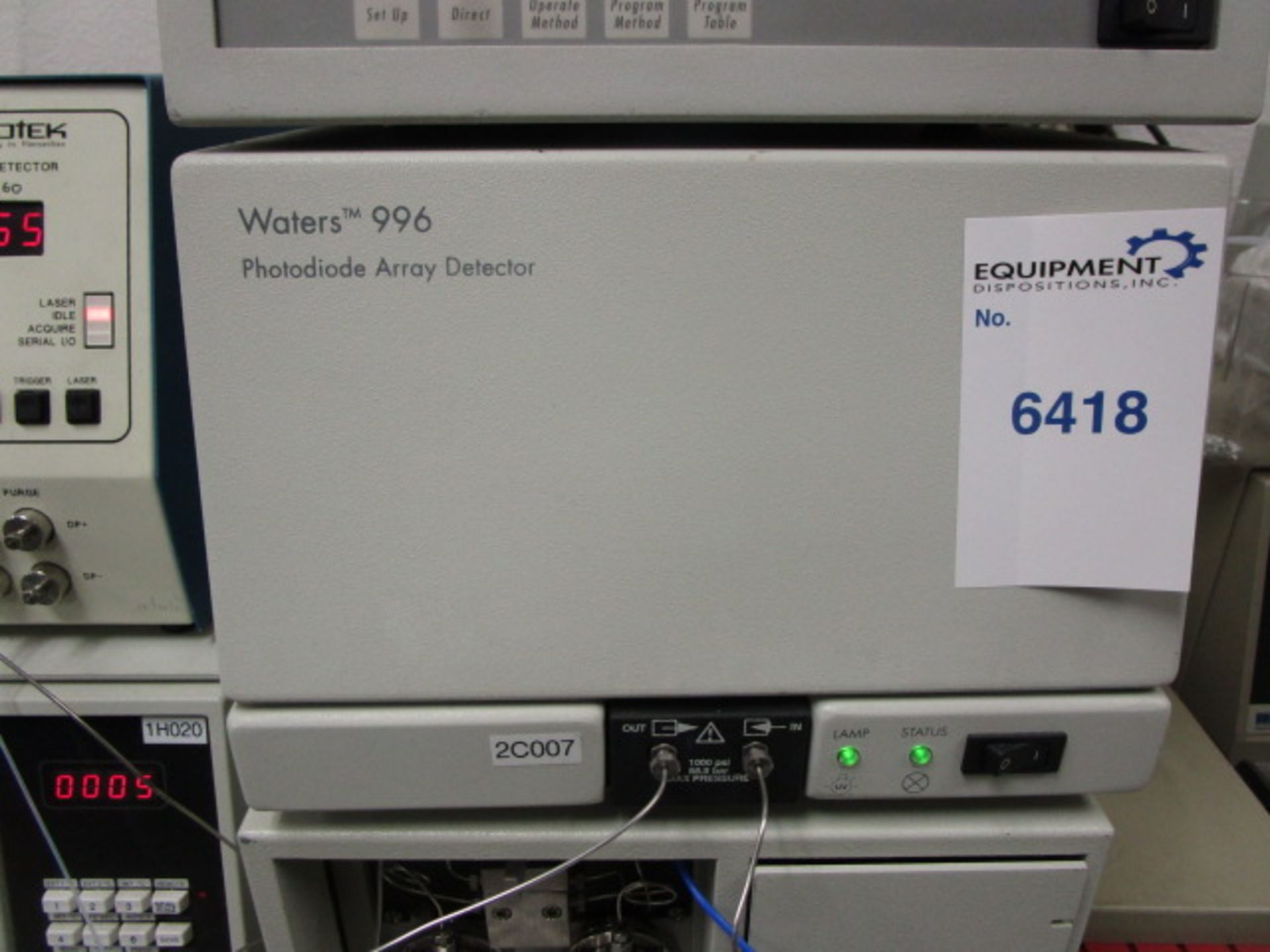 Waters HPLC system incudes autosampler, Model 717 plus, 600S pump with controller, photodiode - Image 7 of 34