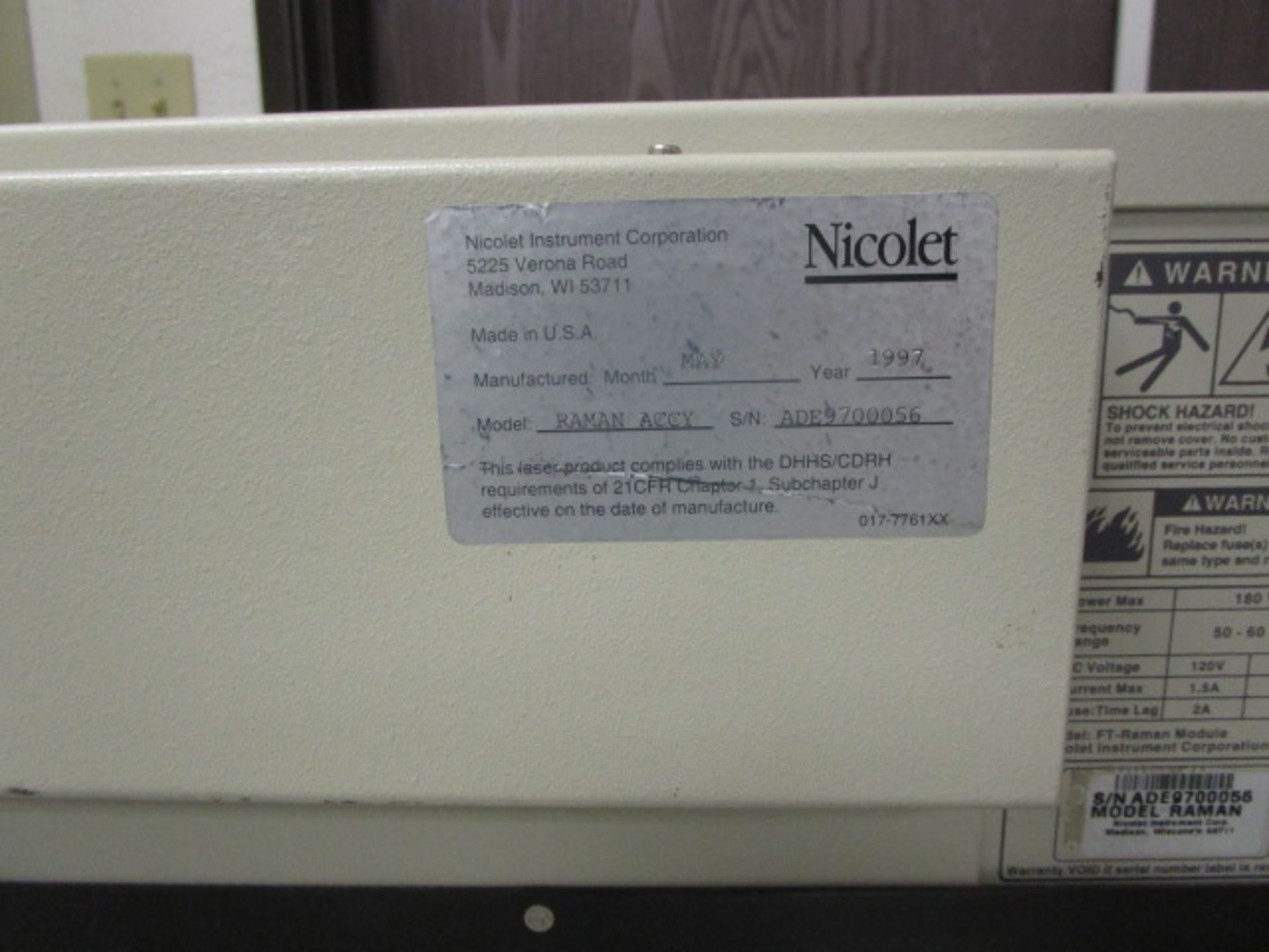 Nicolet Magna- IR 560 Spectromer E.S.P. to include software tutorial, and "32 bit" SW. Near and - Image 31 of 31