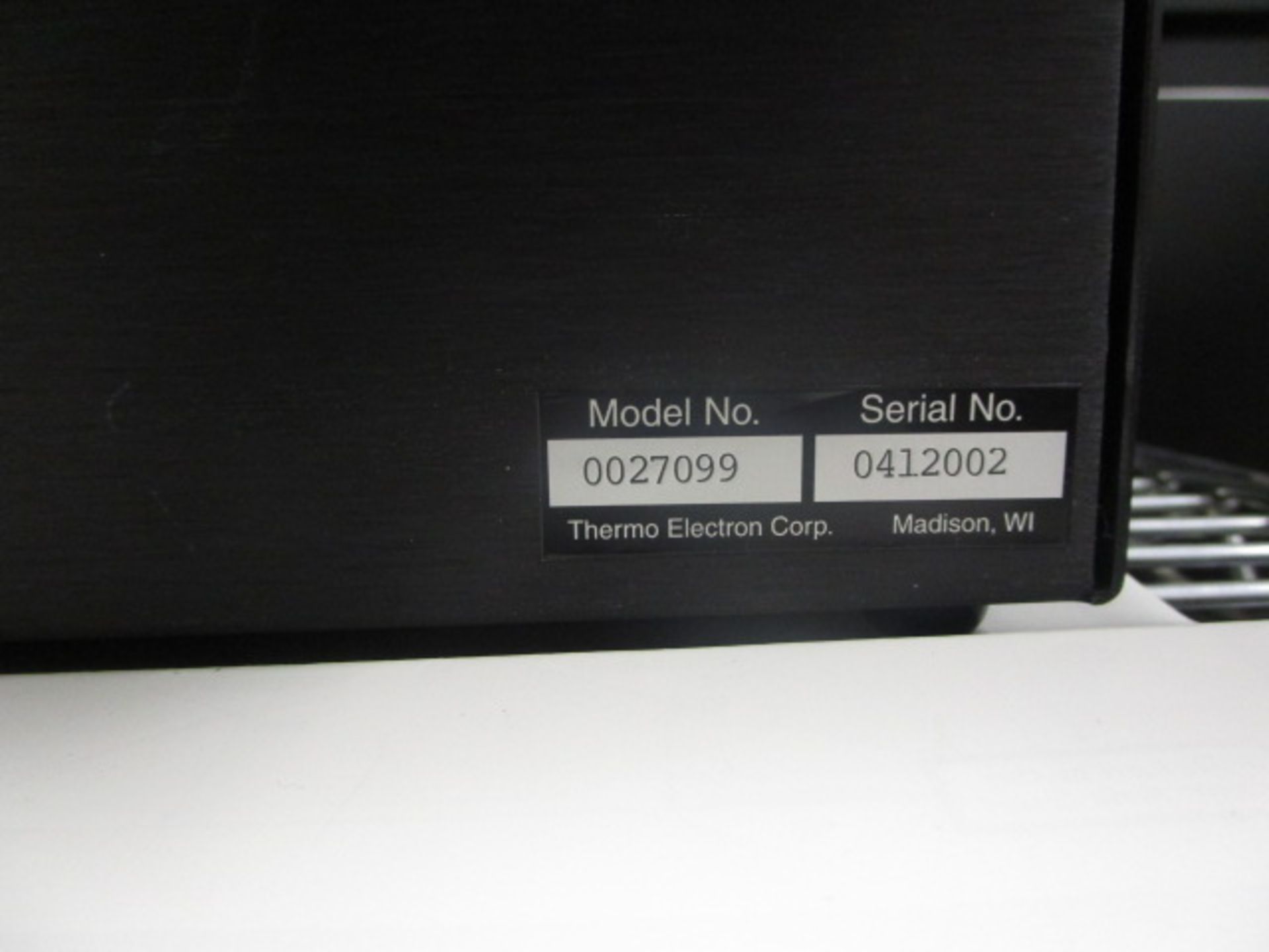 Thermo Nicolet FTIR Detector Nexus Smart NIR UpDrift, Model 0027099 - Image 7 of 7