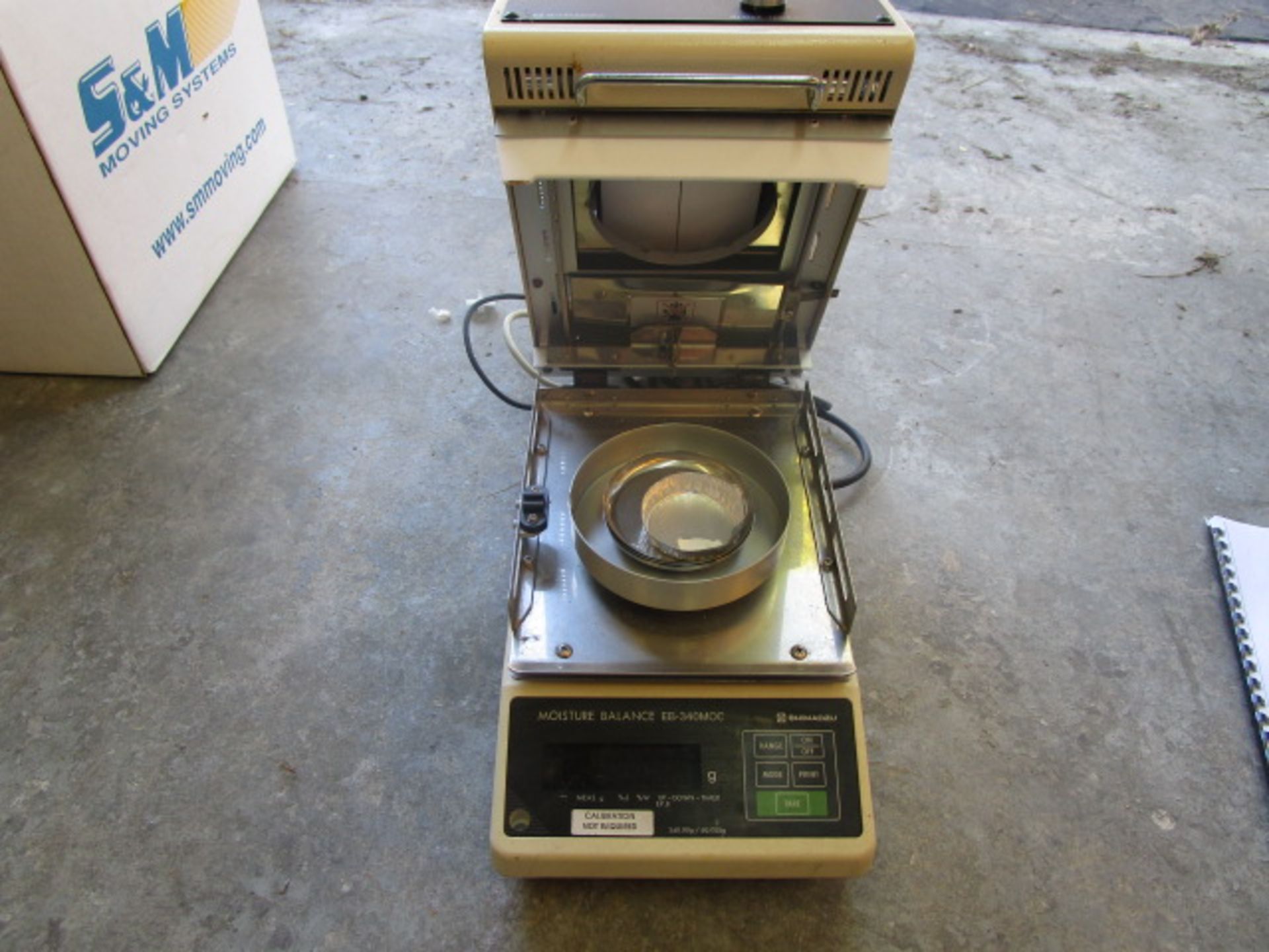 Shimadzu moisture balance EB-340MOC with Shimadzu Heater unit with instruction manual - Image 6 of 11