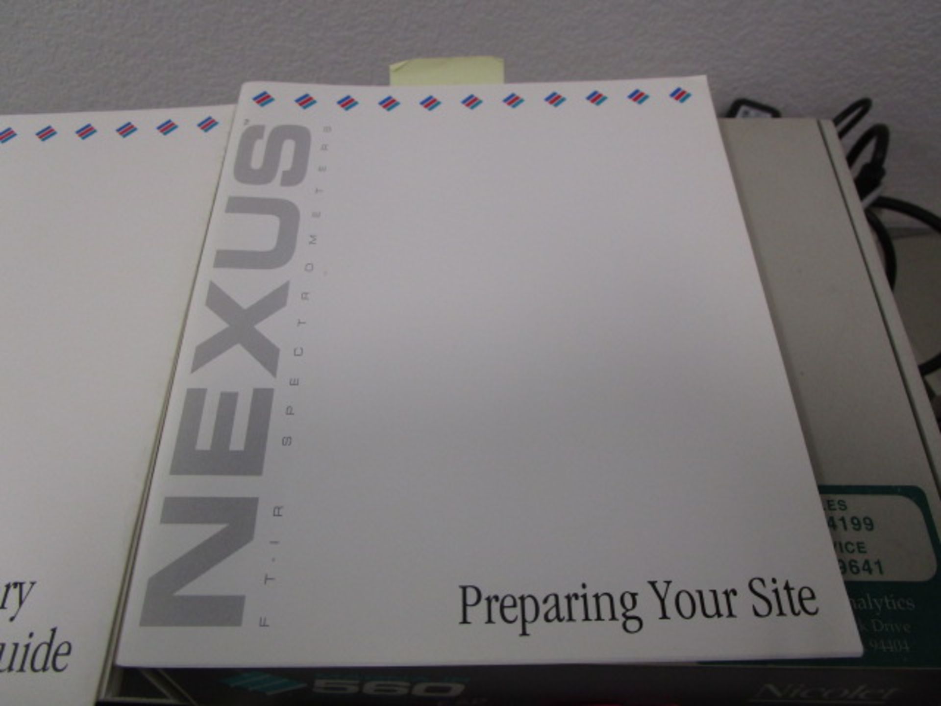 Nicolet Magna- IR 560 Spectromer E.S.P. to include software tutorial, and "32 bit" SW. Near and - Image 16 of 31