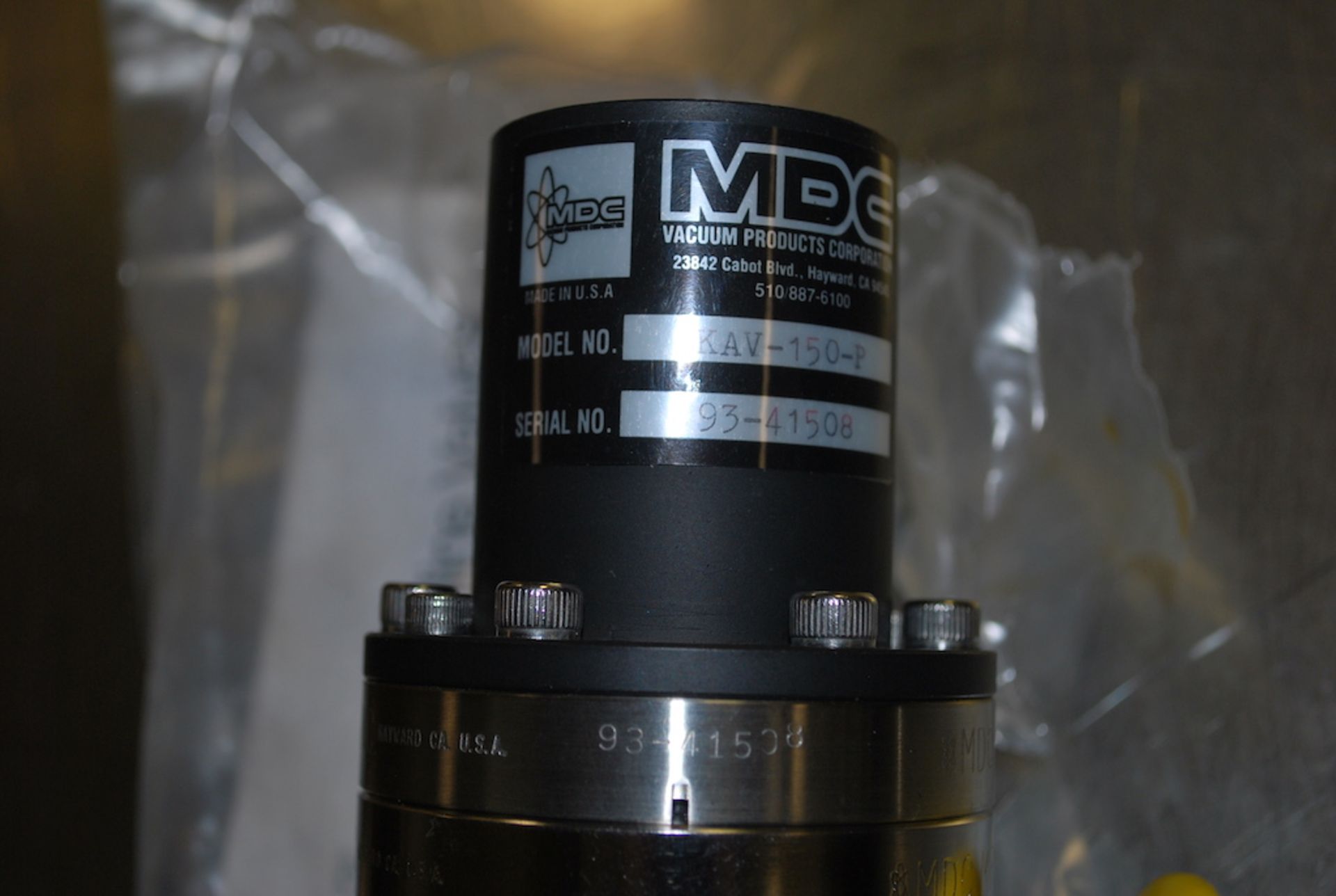 MDC Right Angle High Vacuum Valve ( Pneumatic ) KAV-150-P - Image 5 of 6