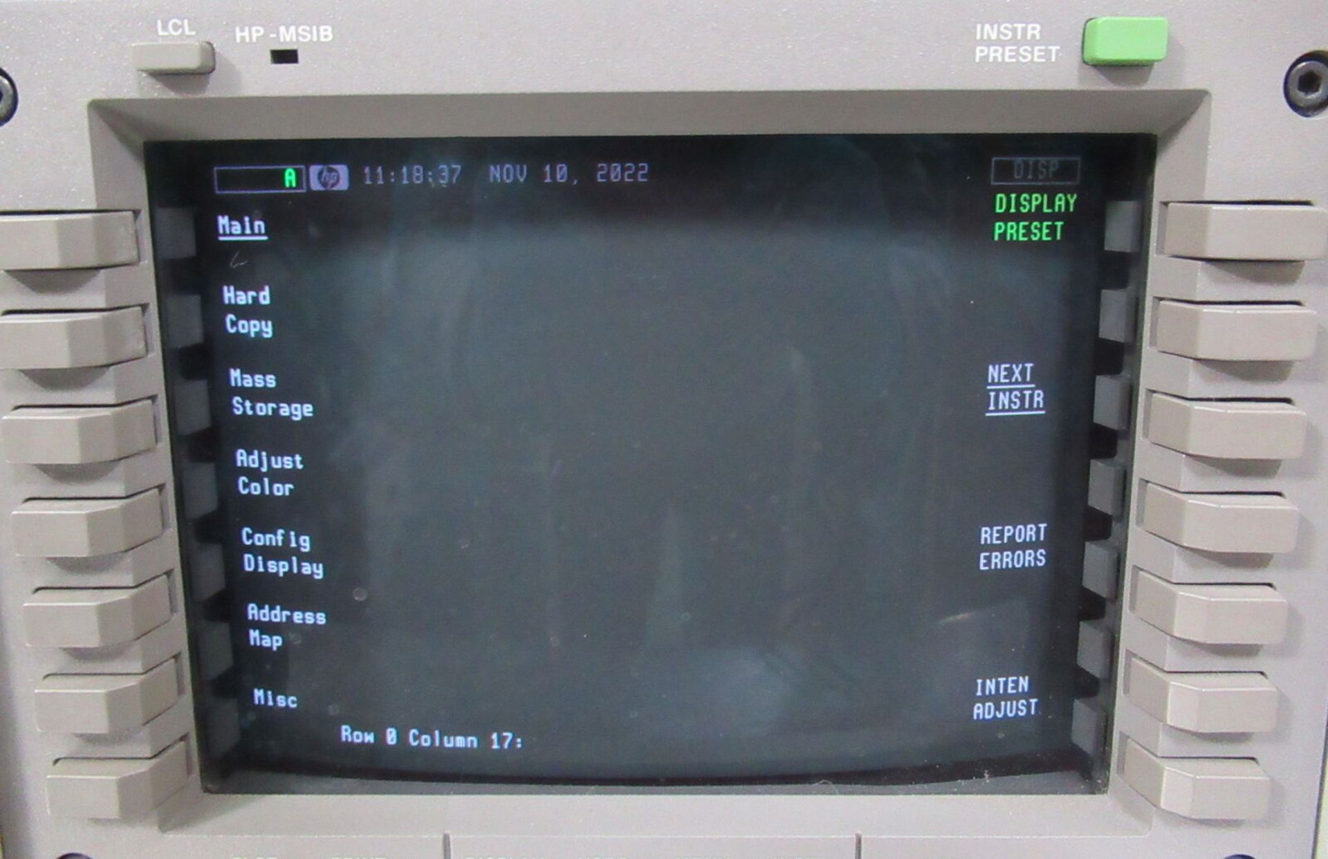 HP 70004A Display/Mainframe w/ 70842B Error Detector Plugin - Gilroy - Image 3 of 9