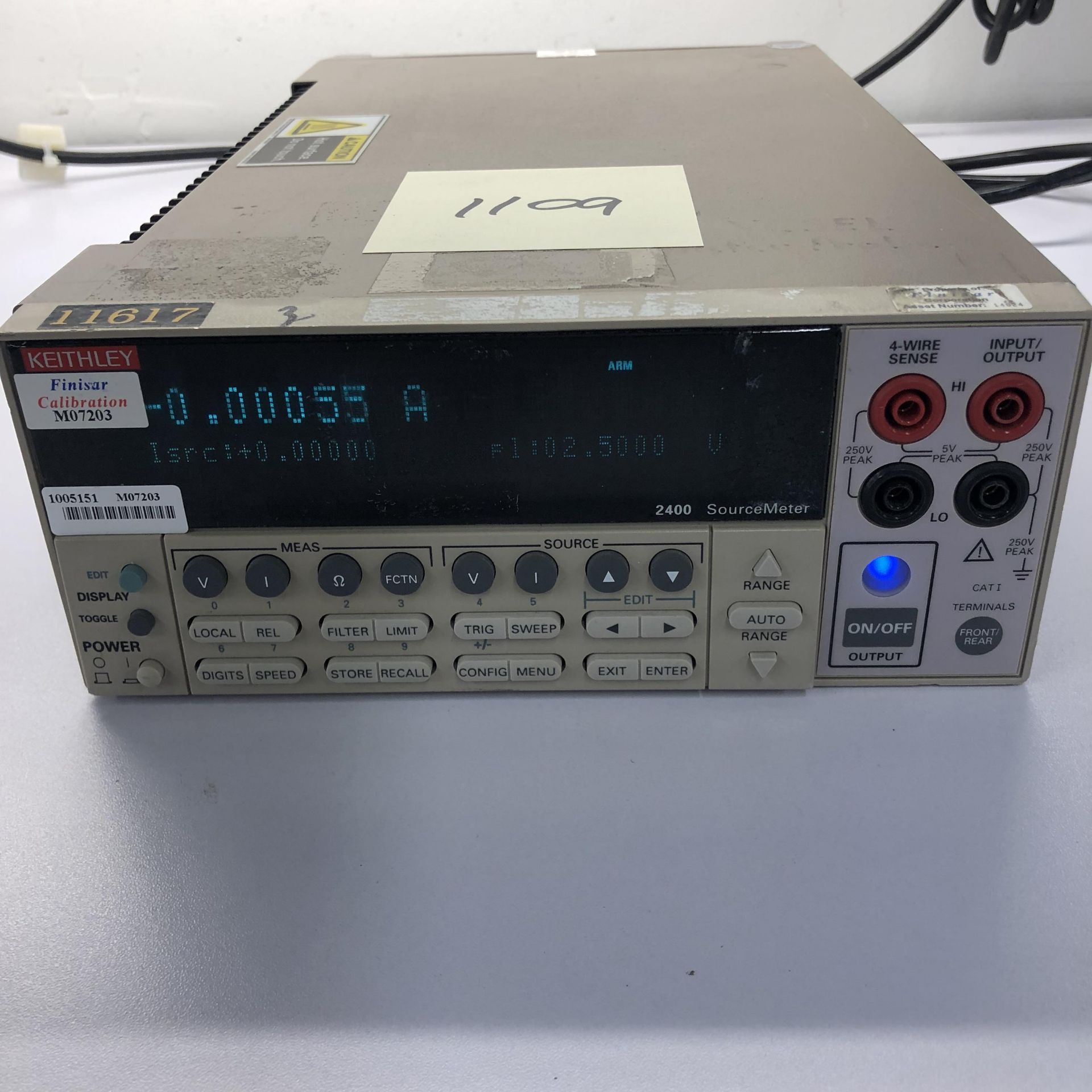 KEITHLEY 2400 SOURCE METER   Communication Error   1218 Alderwood Ave Sunnyvale, California