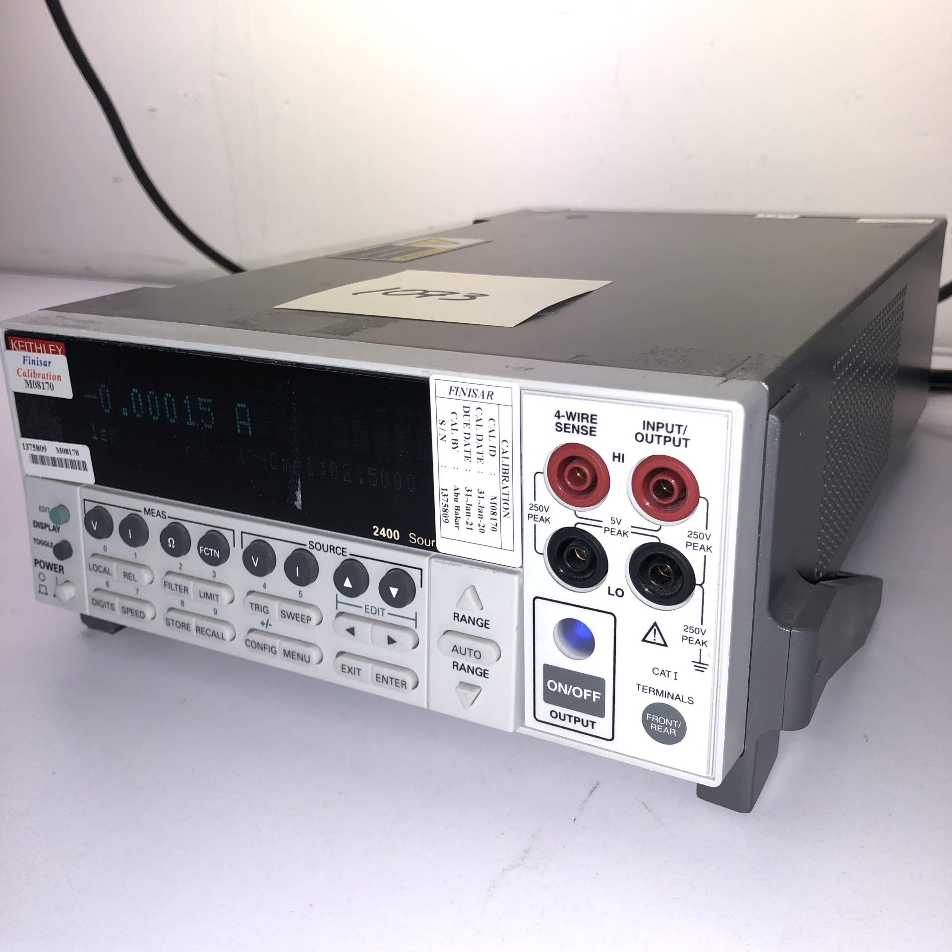 KEITHLEY 2400 SOURCE METER   1218 Alderwood Ave Sunnyvale, California - Image 3 of 5