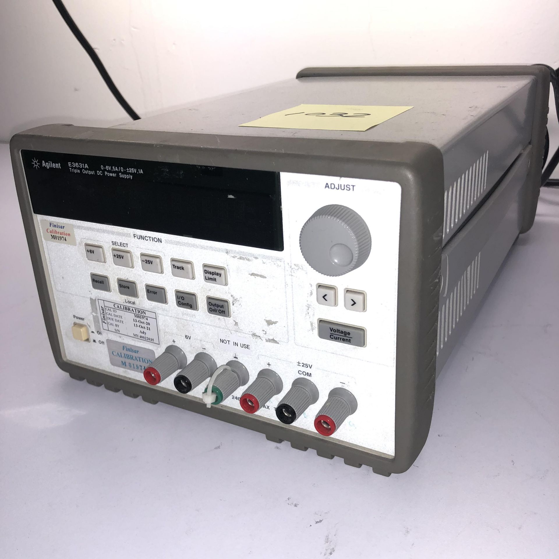 AGILENT E3631A TRIPLE OUTPUT DC POWER SUPPLY   1218 Alderwood Ave Sunnyvale, California - Image 3 of 6