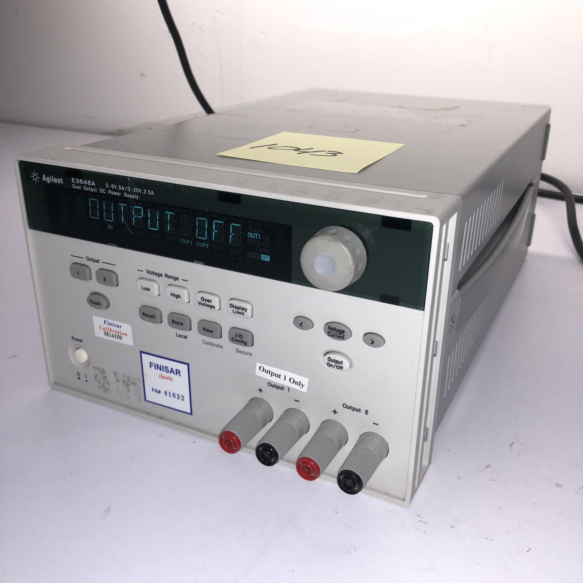 AGILENT E3648A DUAL OUTPUT DC POWER SUPPLY   1218 Alderwood Ave Sunnyvale, California - Image 3 of 6