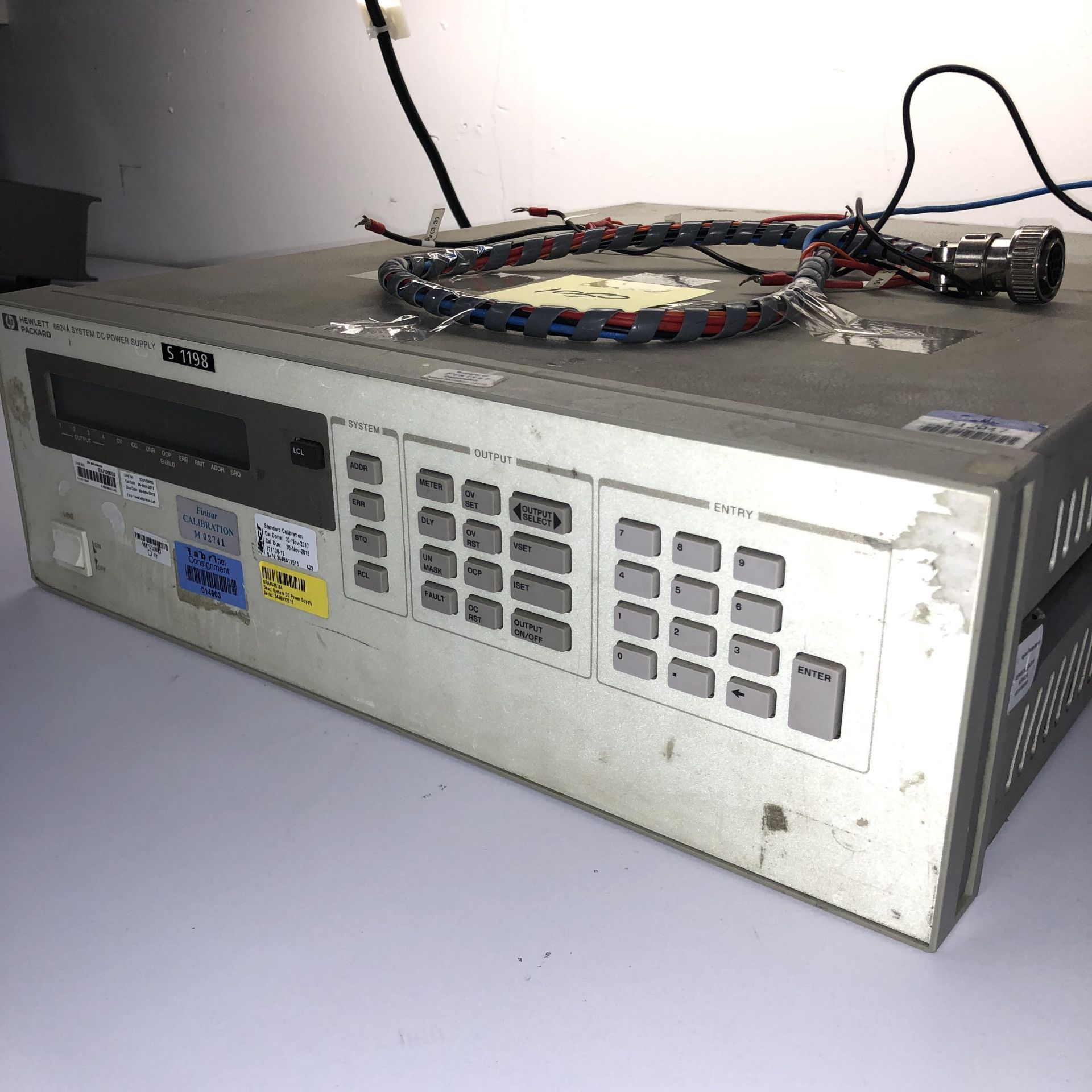 HEWLETT PACKARD 6624A SYSTEM DC POWER SUPPLY   1218 Alderwood Ave Sunnyvale, California - Image 7 of 10