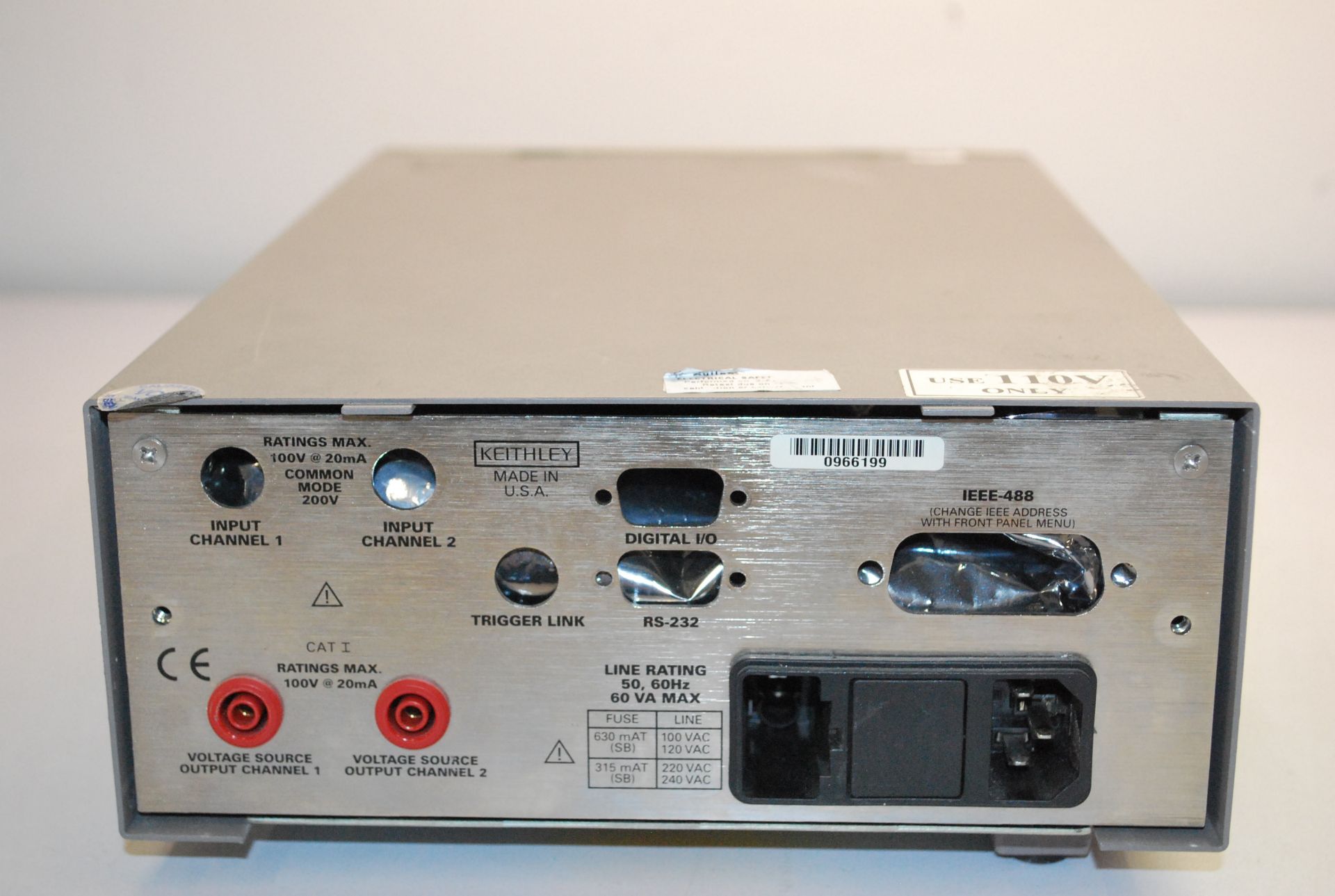 KEITHLEY 2500 DUAL PHOTODIODE METER   Cannot Power On   1218 Alderwood Ave Sunnyvale, California - Image 5 of 5