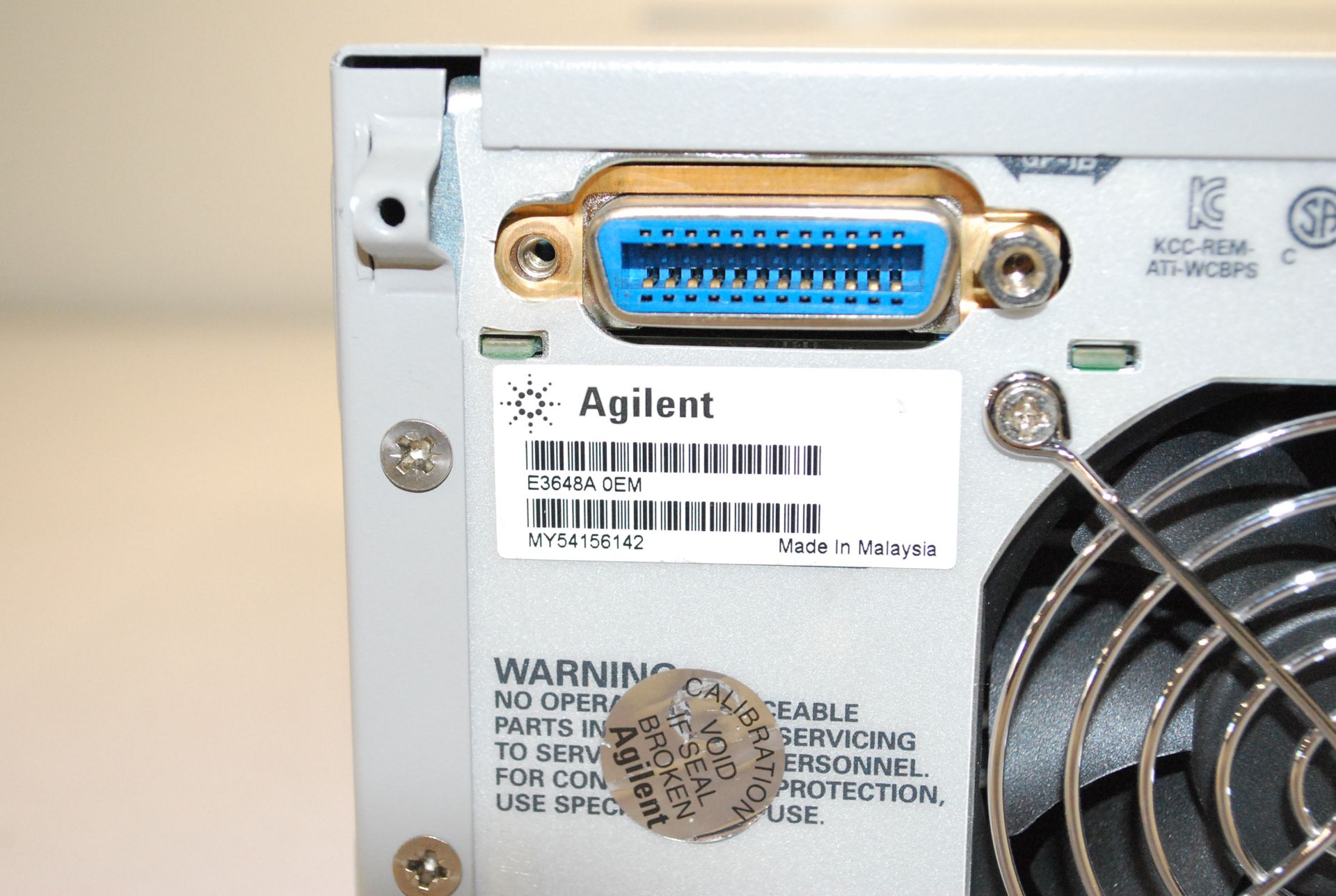 AGILENT E3648A DUAL OUTPUT DC POWER SUPPLY   1218 Alderwood Ave Sunnyvale, California - Image 6 of 6