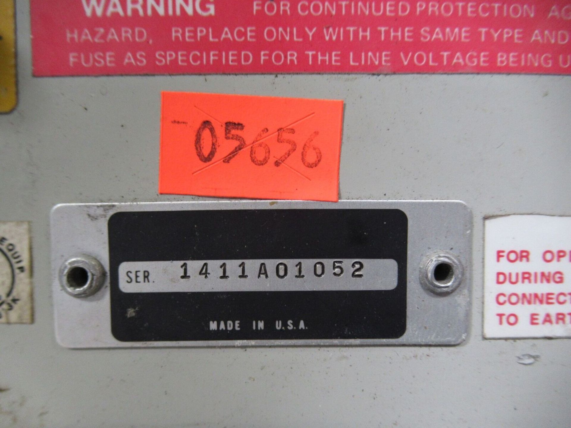 HP 3581C Selective Voltmeter - Gilroy - Image 7 of 7