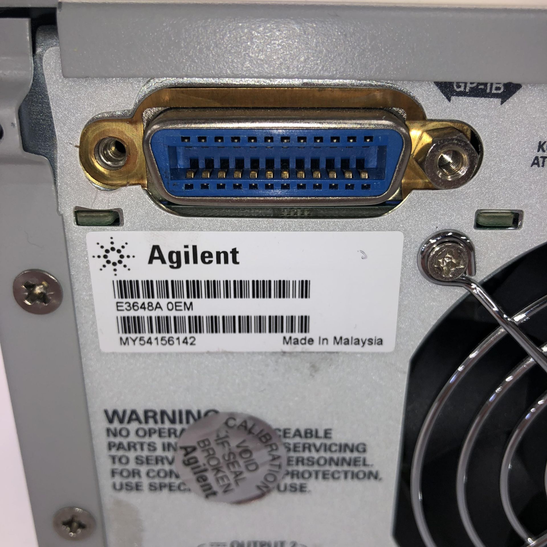 AGILENT E3648A DUAL OUTPUT DC POWER SUPPLY   1218 Alderwood Ave Sunnyvale, California - Image 5 of 6