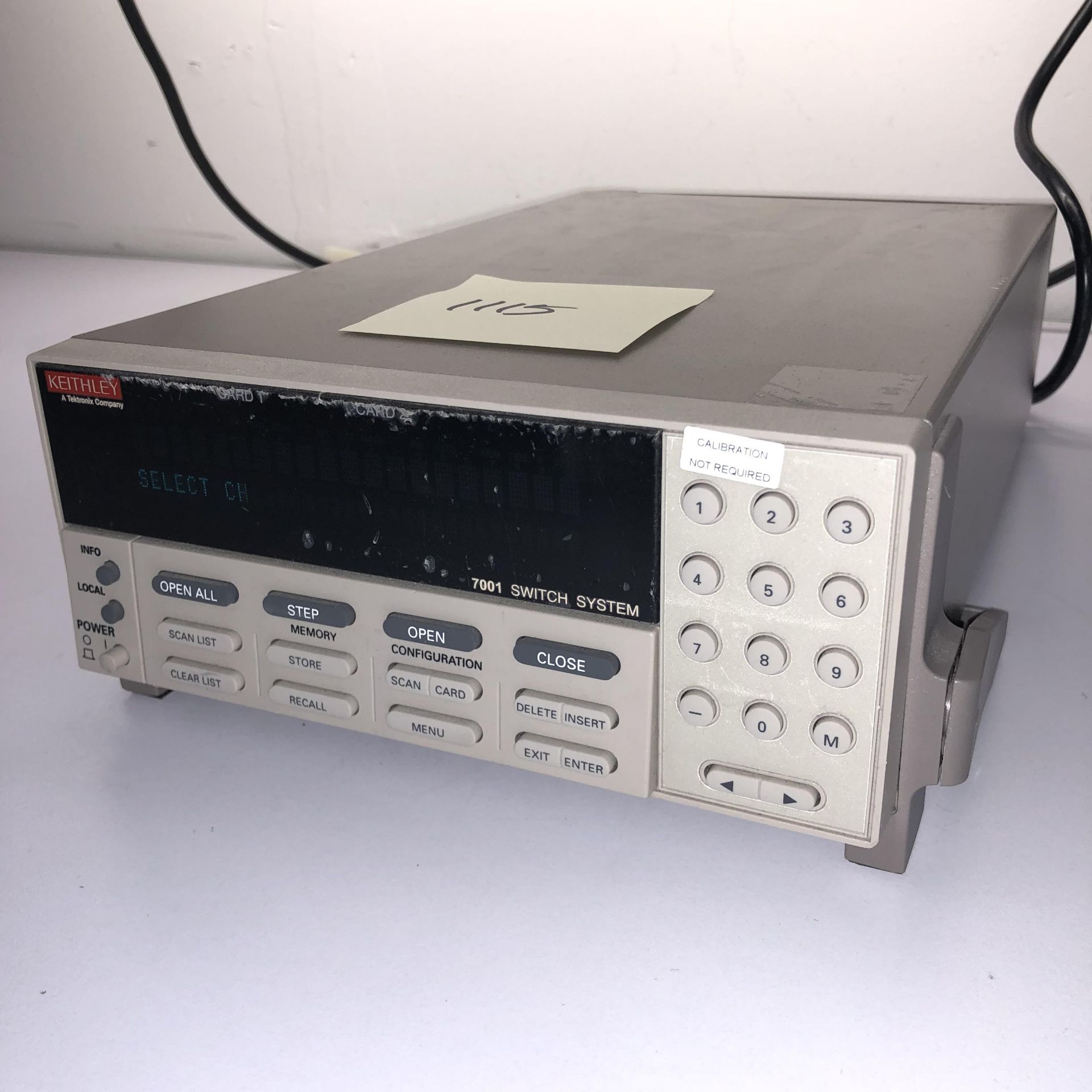 KEITHLEY 7001 SWITCH SYSTEM   1218 Alderwood Ave Sunnyvale, California - Image 3 of 6