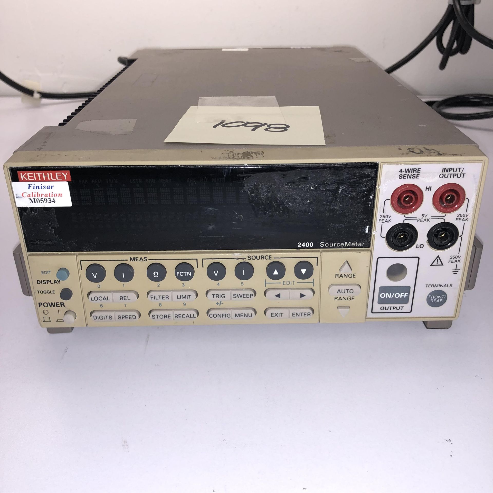 KEITHLEY 2400 SOURCE METER   No Supply Board   1218 Alderwood Ave Sunnyvale, California