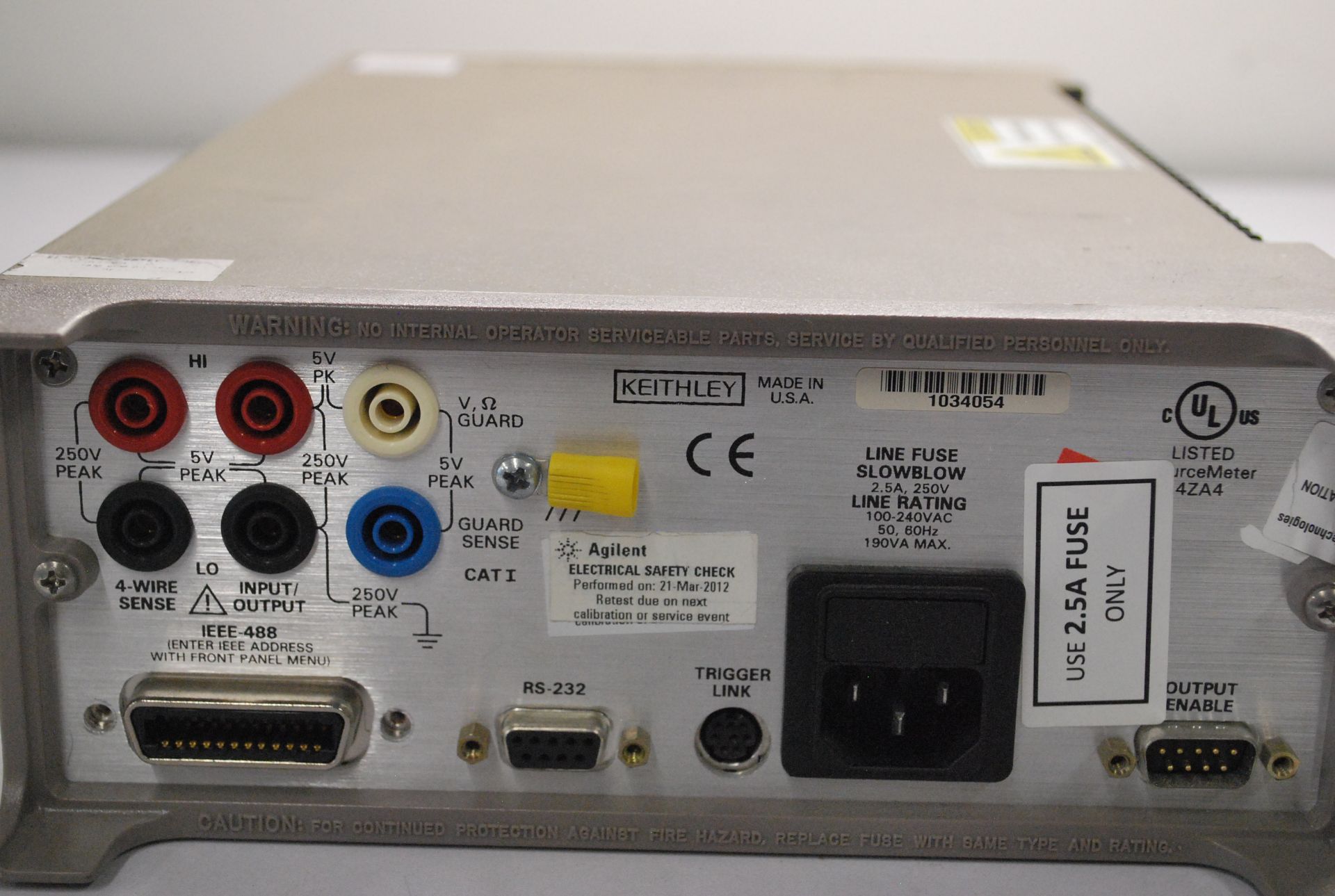 KEITHLEY 2400 SOURCE METER   Auto Off   1218 Alderwood Ave Sunnyvale, California - Image 5 of 5