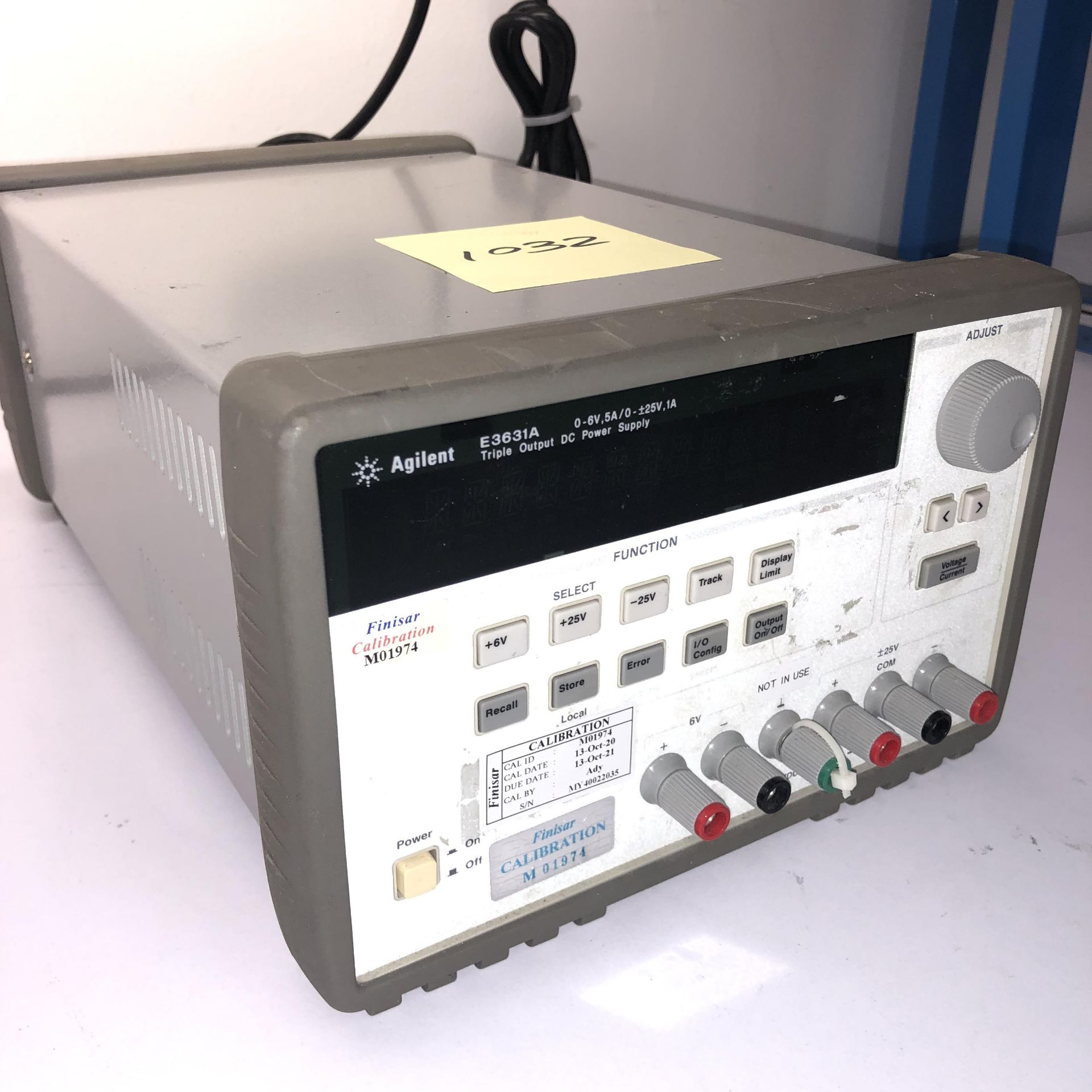 AGILENT E3631A TRIPLE OUTPUT DC POWER SUPPLY   1218 Alderwood Ave Sunnyvale, California - Image 2 of 6