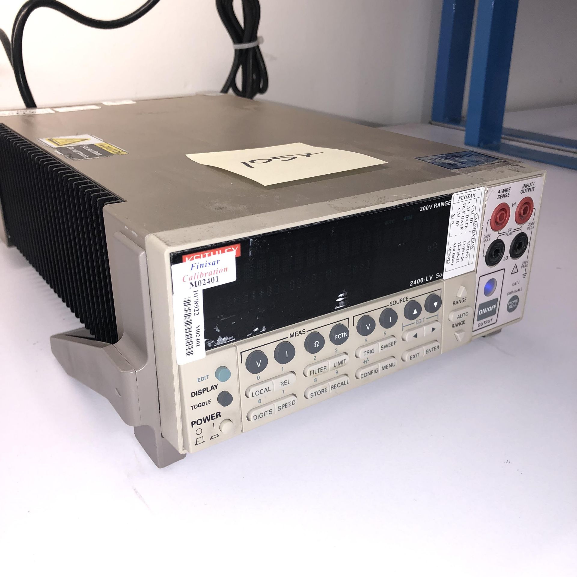 KEITHLEY 2400-LV SOURCE METER   1218 Alderwood Ave Sunnyvale, California - Image 2 of 5