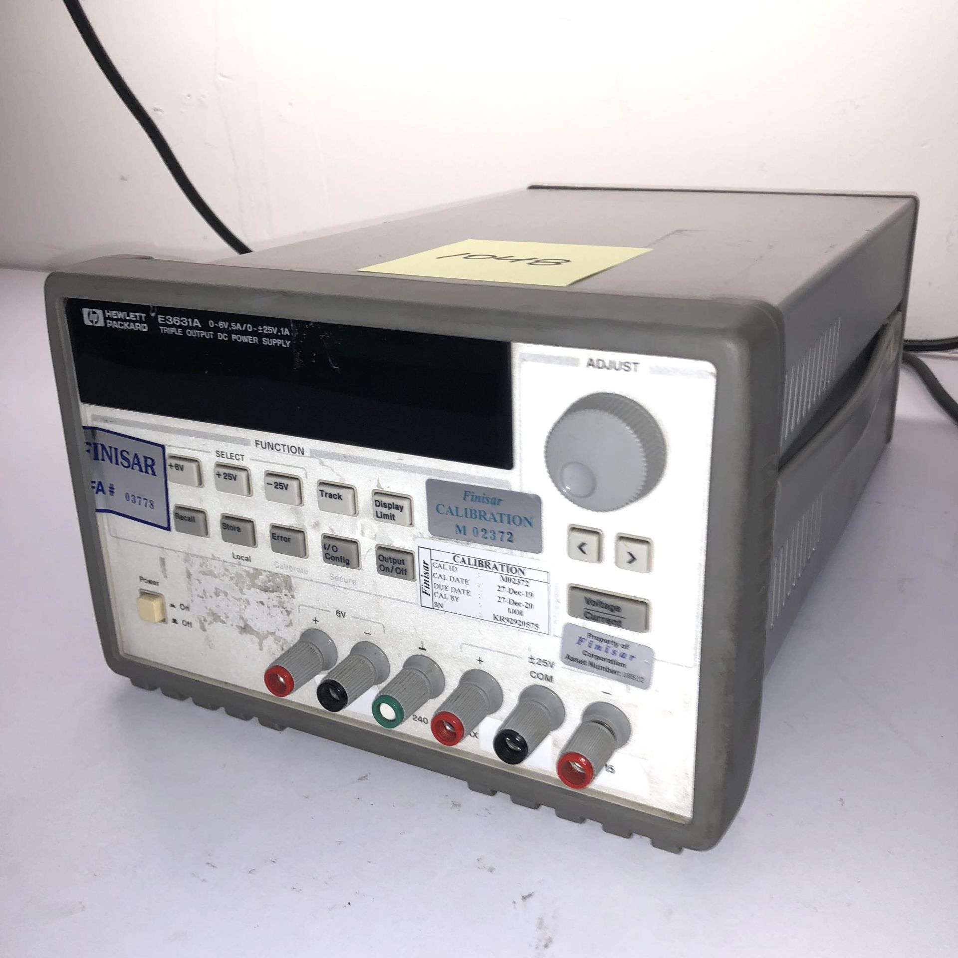 HEWLETT PACKARD E3631A TRIPLE OUTPUT DC POWER SUPPLY   1218 Alderwood Ave Sunnyvale, California - Image 3 of 6