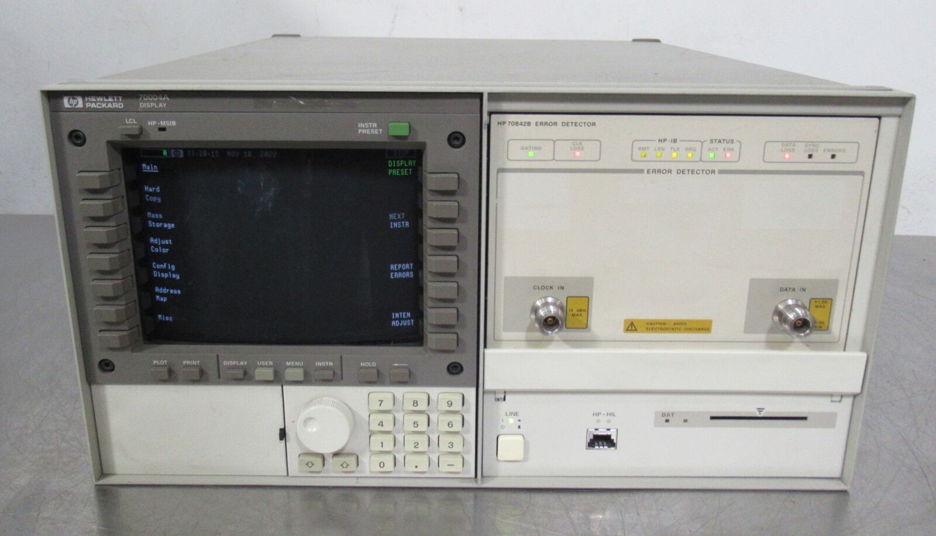 HP 70004A Display/Mainframe w/ 70842B Error Detector Plugin - Gilroy - Image 5 of 9