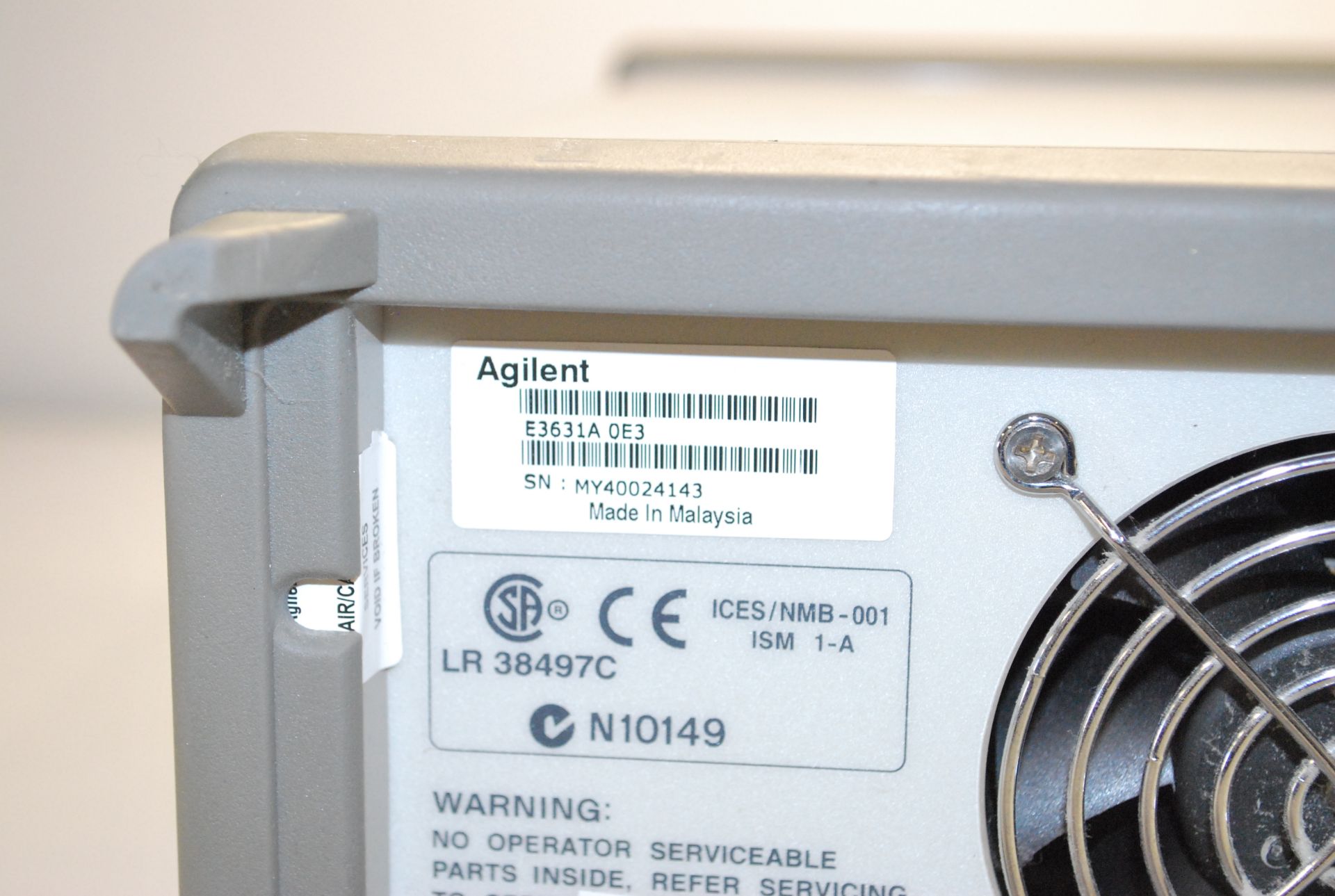 AGILENT E3631A TRIPLE OUTPUT DC POWER SUPPLY   1218 Alderwood Ave Sunnyvale, California - Image 6 of 6