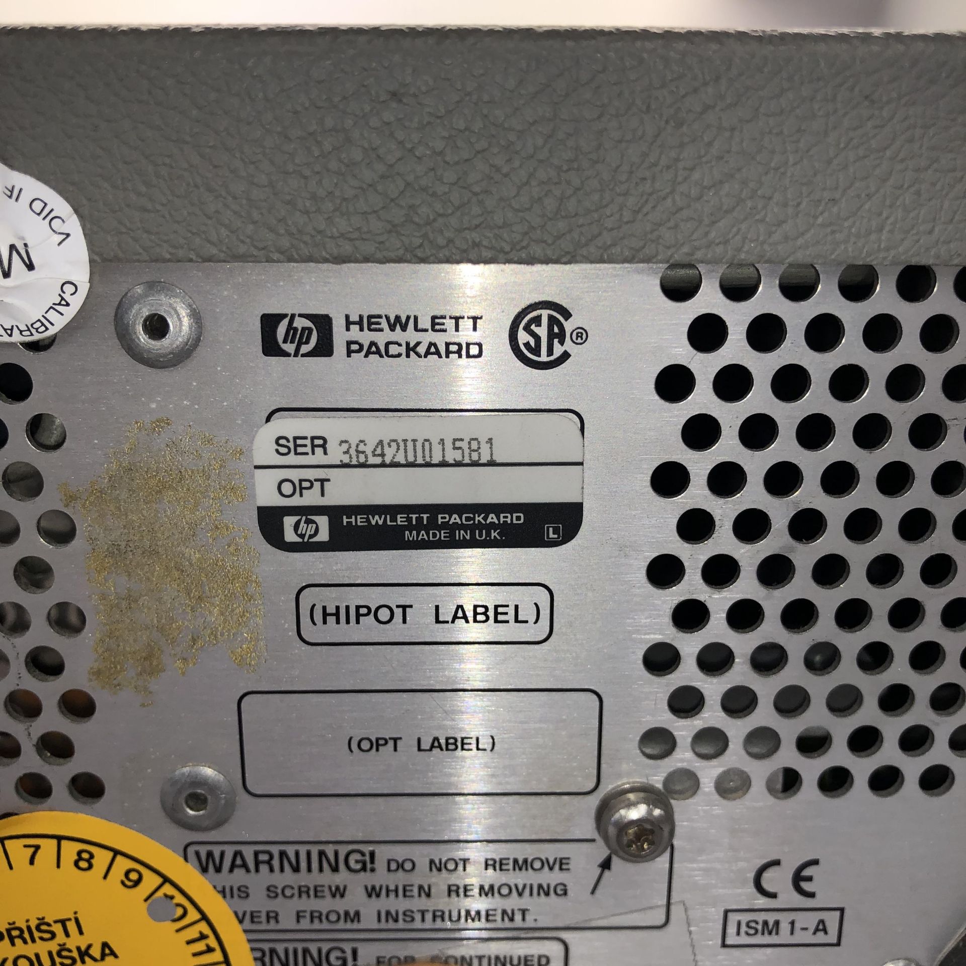 HEWLETT PACKARD 8648B SIGNAL GENERATOR   1218 Alderwood Ave Sunnyvale, California - Image 5 of 6