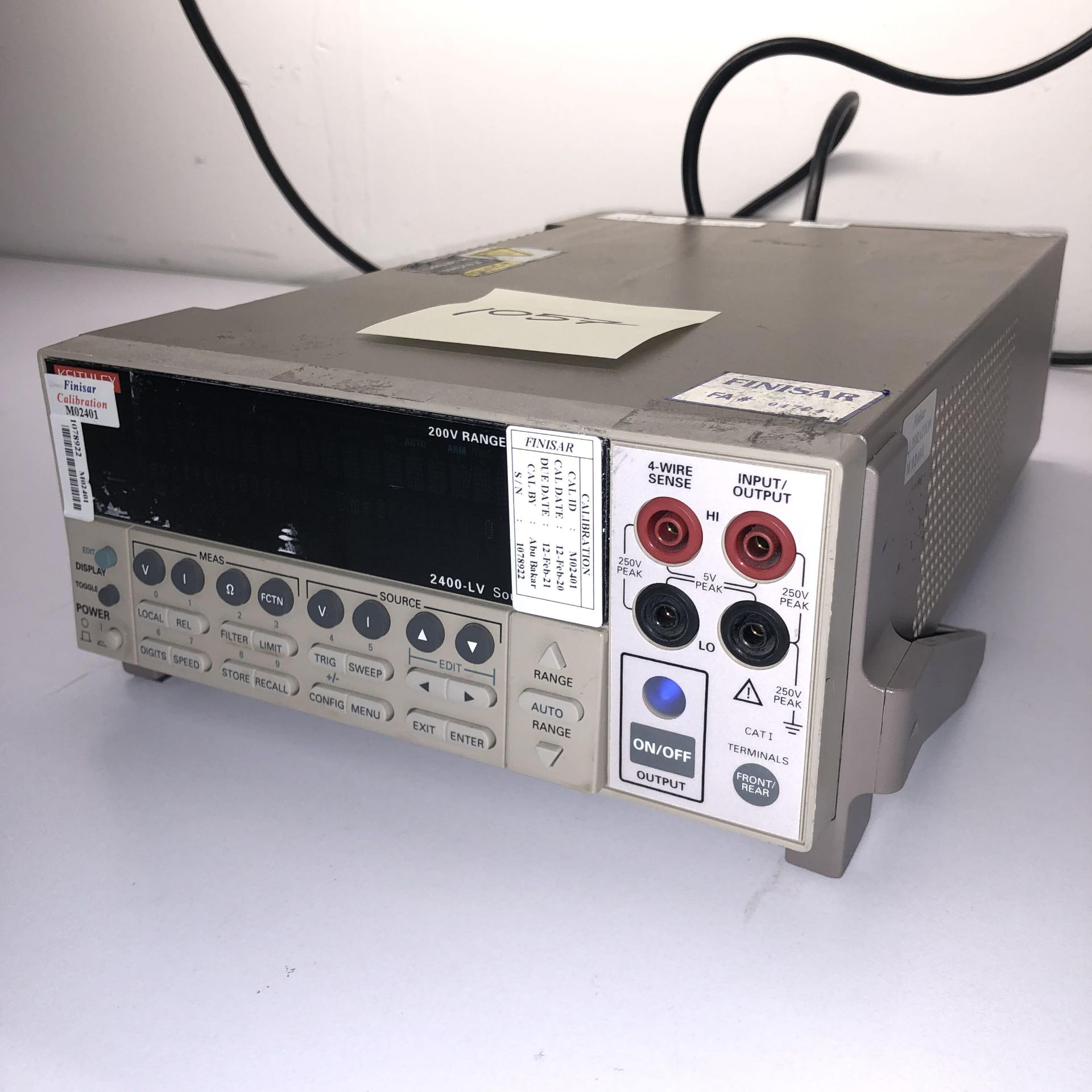 KEITHLEY 2400-LV SOURCE METER   1218 Alderwood Ave Sunnyvale, California - Image 3 of 5