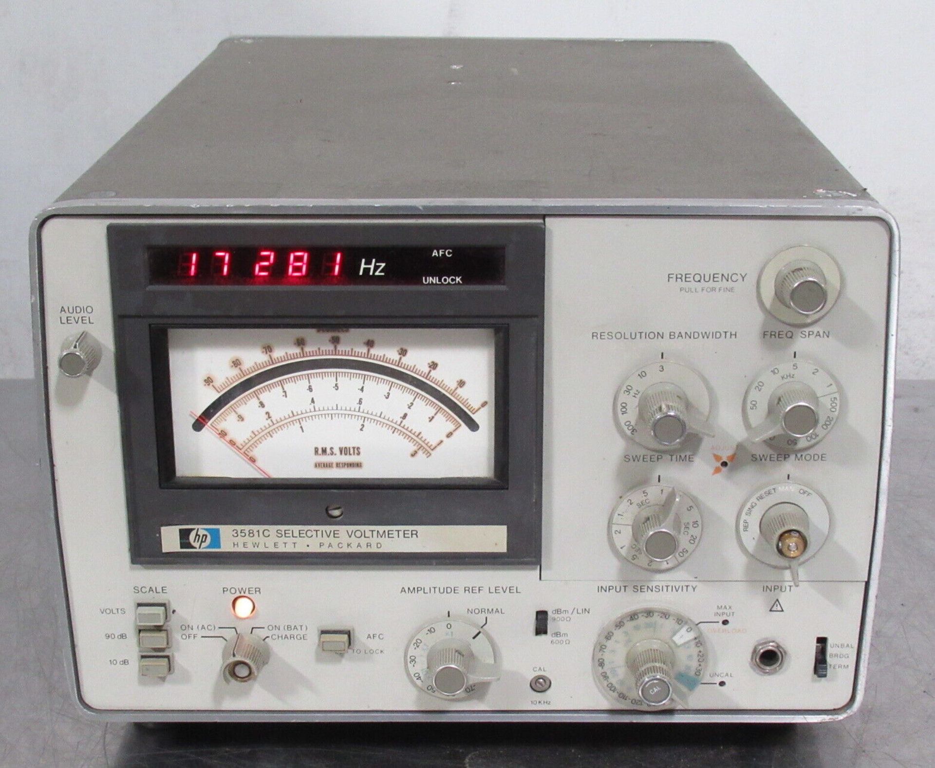 HP 3581C Selective Voltmeter - Gilroy - Image 2 of 7