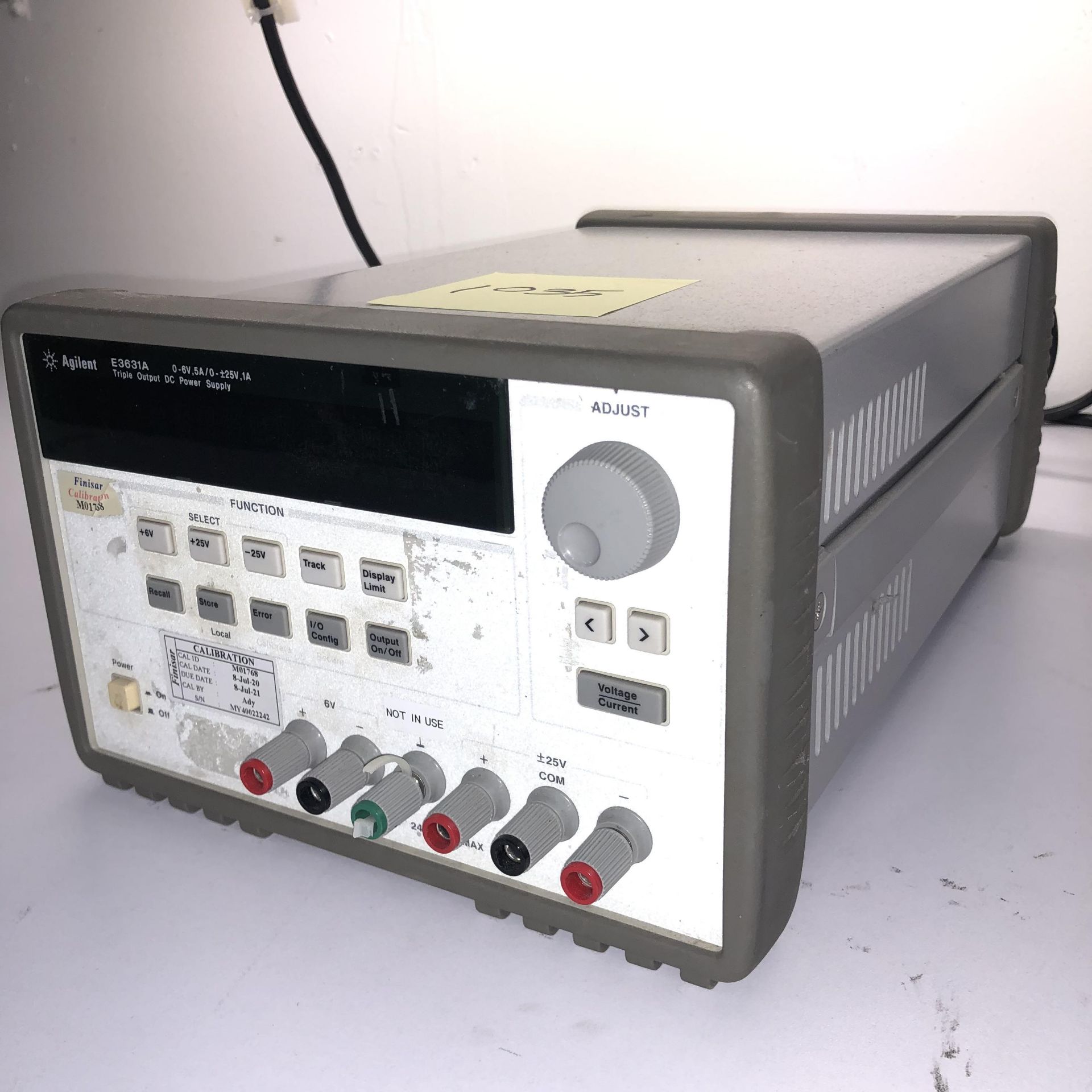 AGILENT E3631A TRIPLE OUTPUT DC POWER SUPPLY   1218 Alderwood Ave Sunnyvale, California - Image 3 of 6