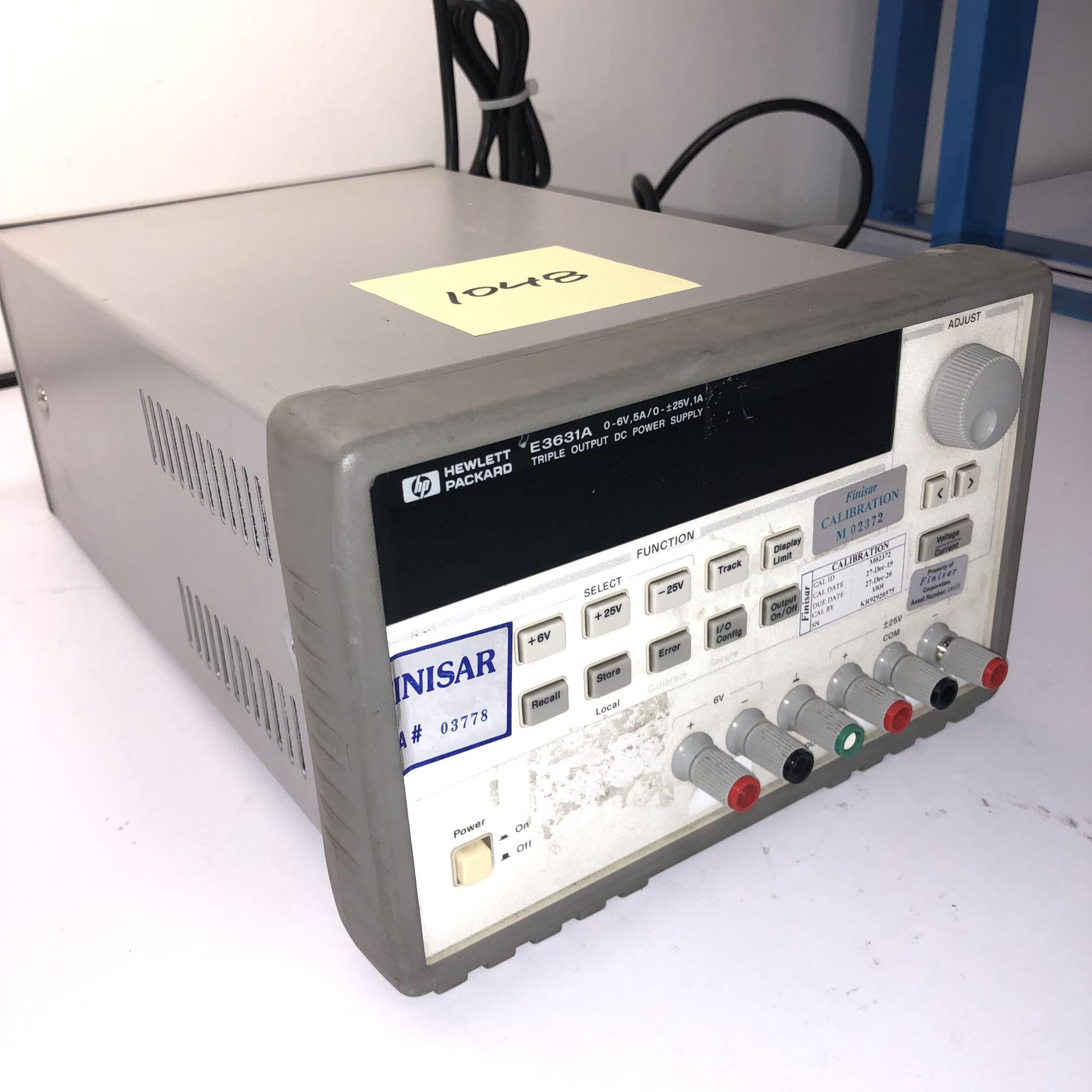 HEWLETT PACKARD E3631A TRIPLE OUTPUT DC POWER SUPPLY   1218 Alderwood Ave Sunnyvale, California - Image 2 of 6