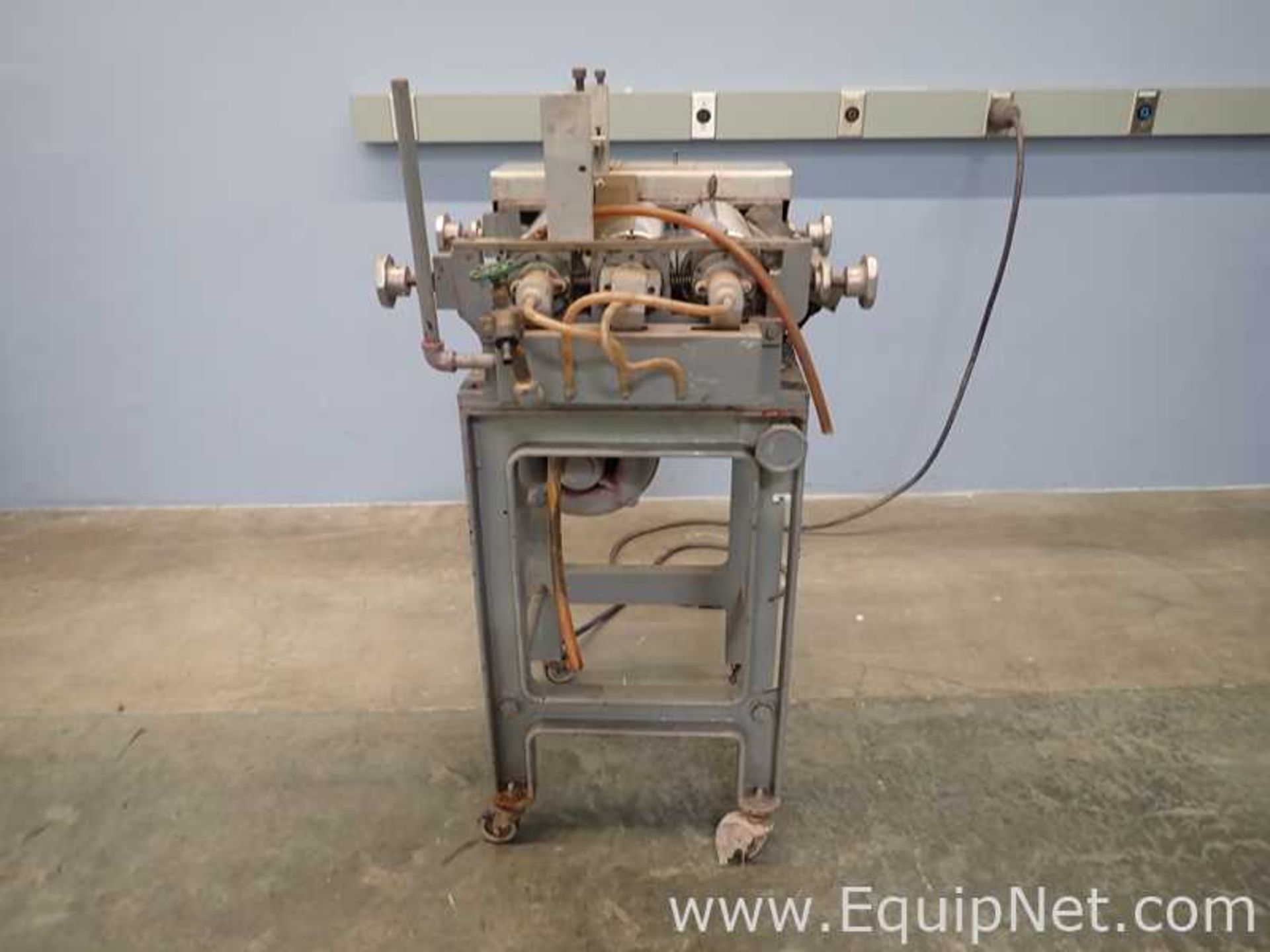 DESCRIPTION: This three roll mill is appx 12" in length EQUIPNET LISTING # 720238 HANDLING FEE: $ - Image 3 of 19