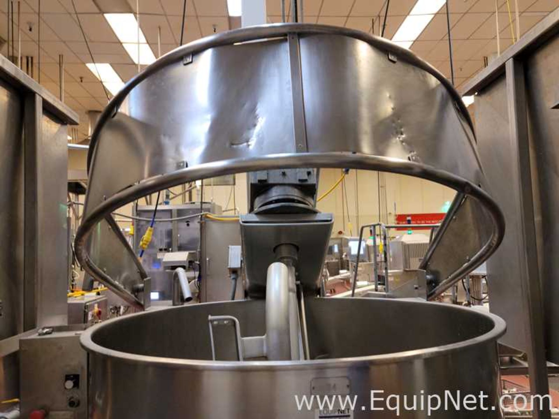 DESCRIPTION: Lee Industries 120 Gallon Stainless Steel Jacketed Kettle with Side Mount AgitationSide - Image 12 of 14