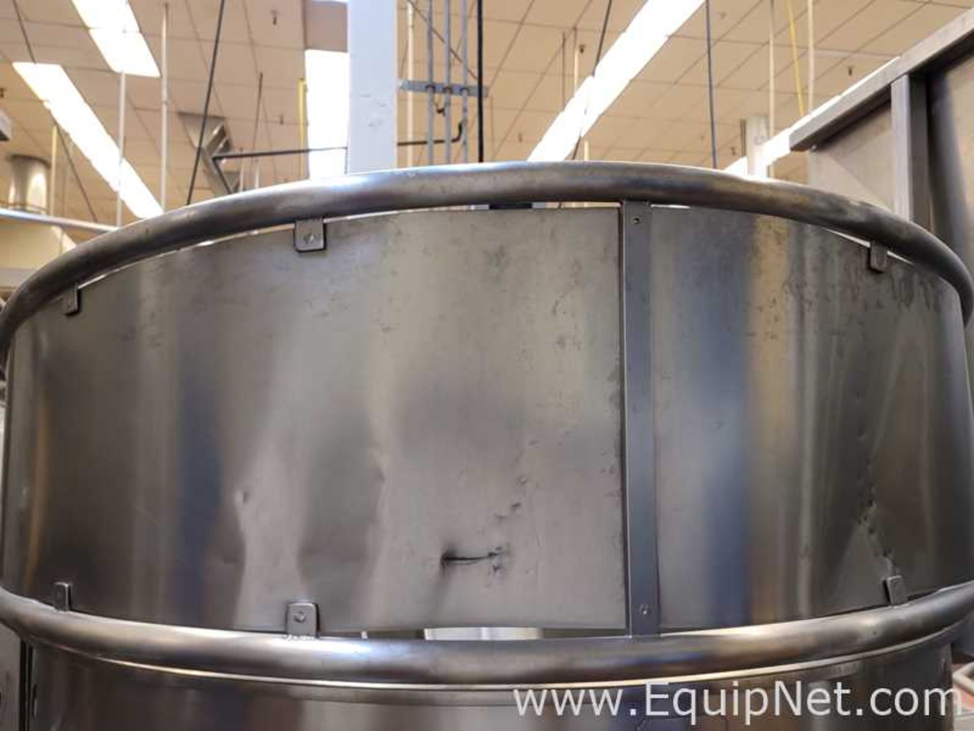 DESCRIPTION: Lee Industries 120 Gallon Stainless Steel Jacketed Kettle with Side Mount AgitationSide - Image 8 of 14