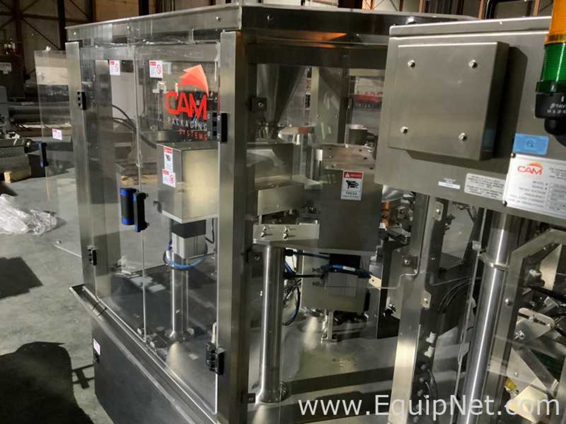 CAM CR8-250Z Pre Made Pouch Filler with Infeed Unit Twin Sealing Heads Dry Product - Image 2 of 11
