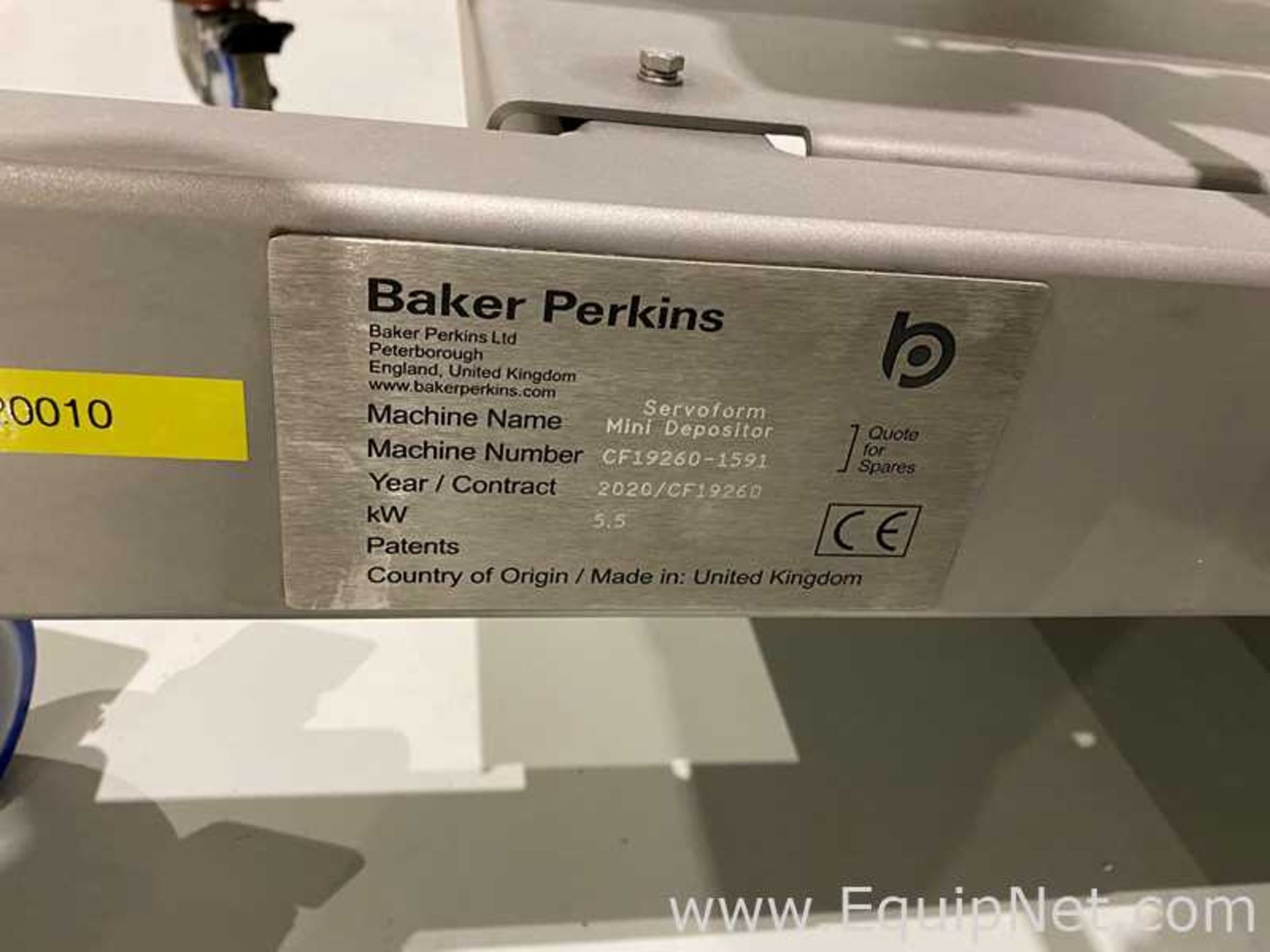 Baker Perkins Ltd Servoform Mini Depositor - Image 2 of 12