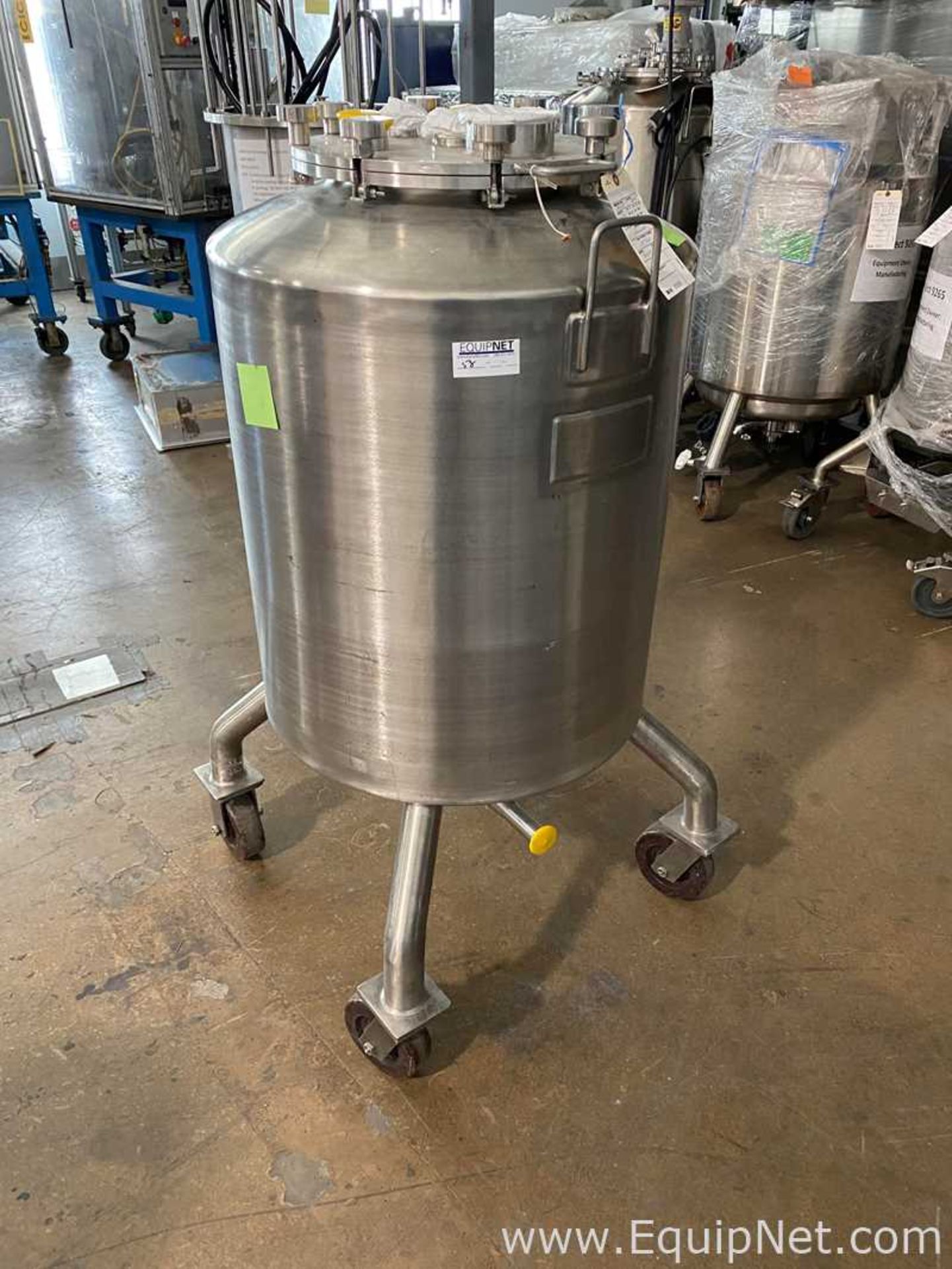 25 Liter Mobile Single Wall Pressure Vessel Tank - 58