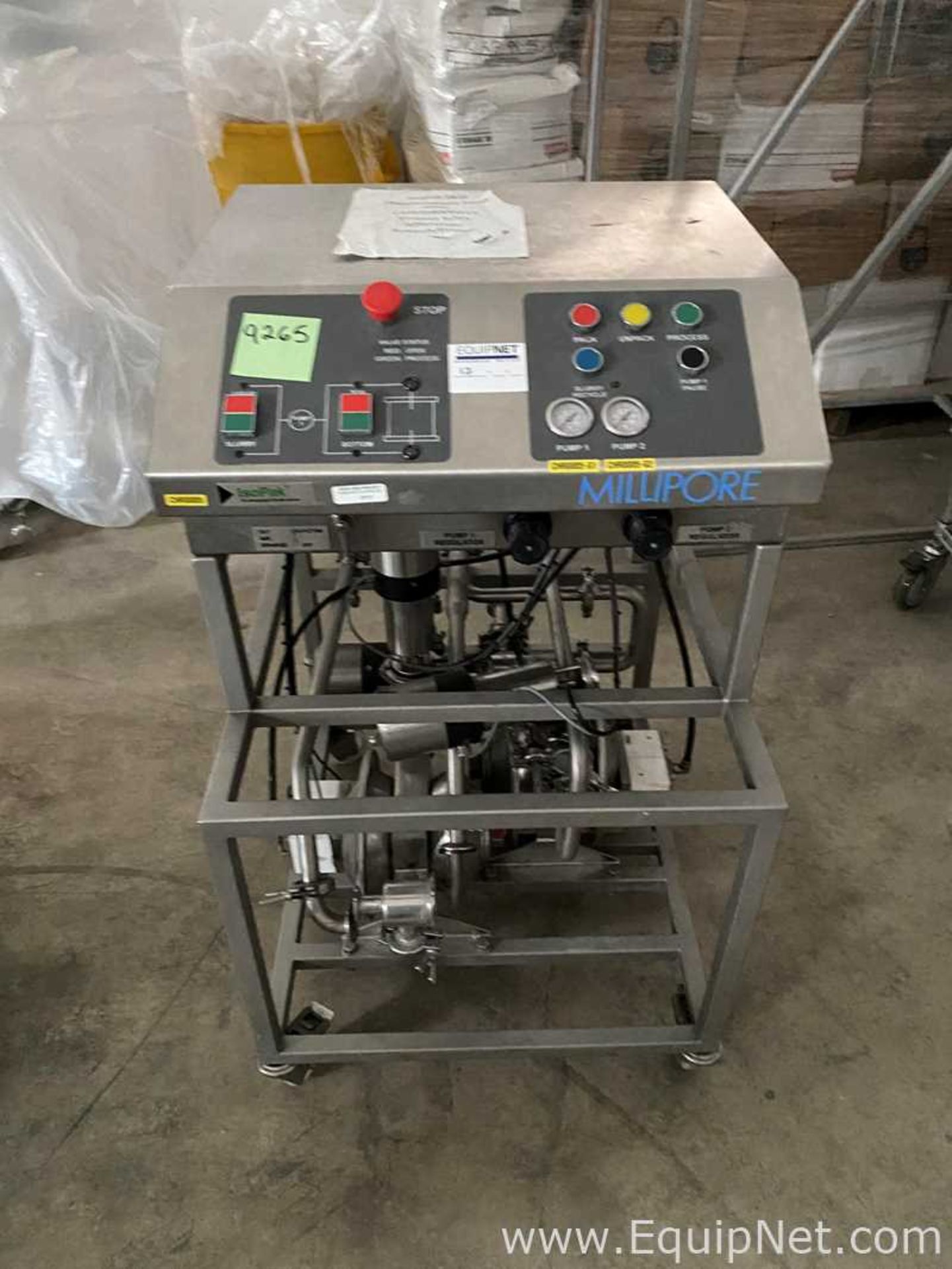 Millipore IsoPak STS-1 Chromatography Packing Skid - Slurry Skid - 17