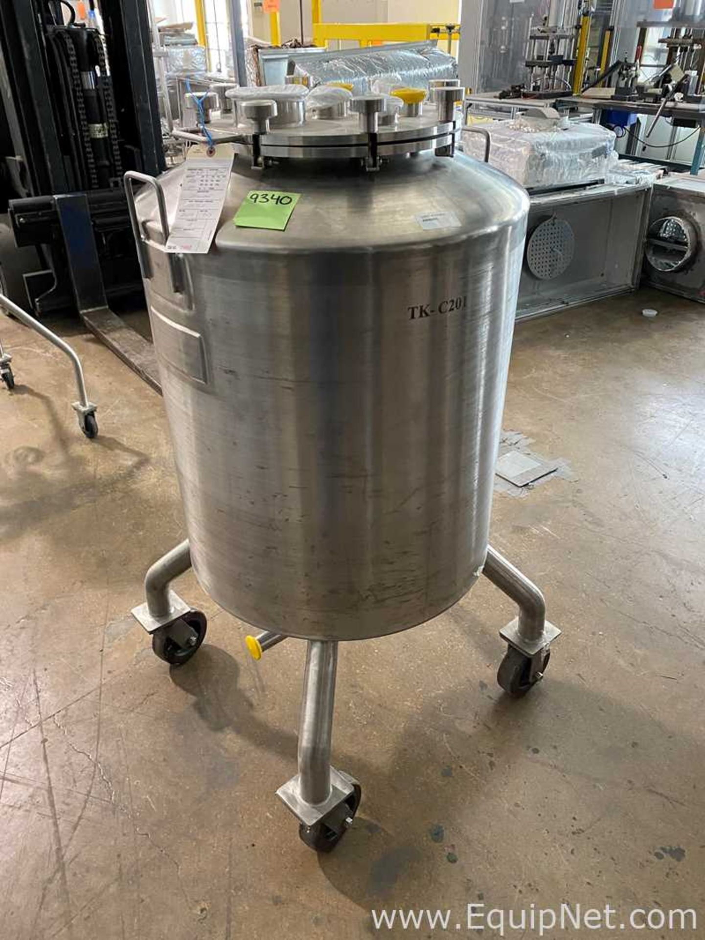 25 Liter Mobile Single Wall Pressure Vessel Tank - 58 - Image 2 of 6