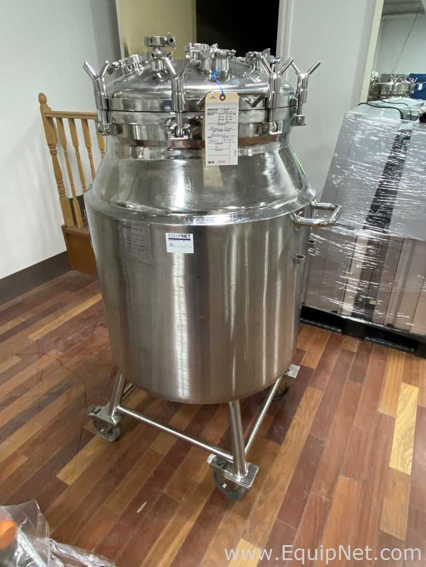 Inox Industries 120 Liter Mobile Jacketed Tank - 71