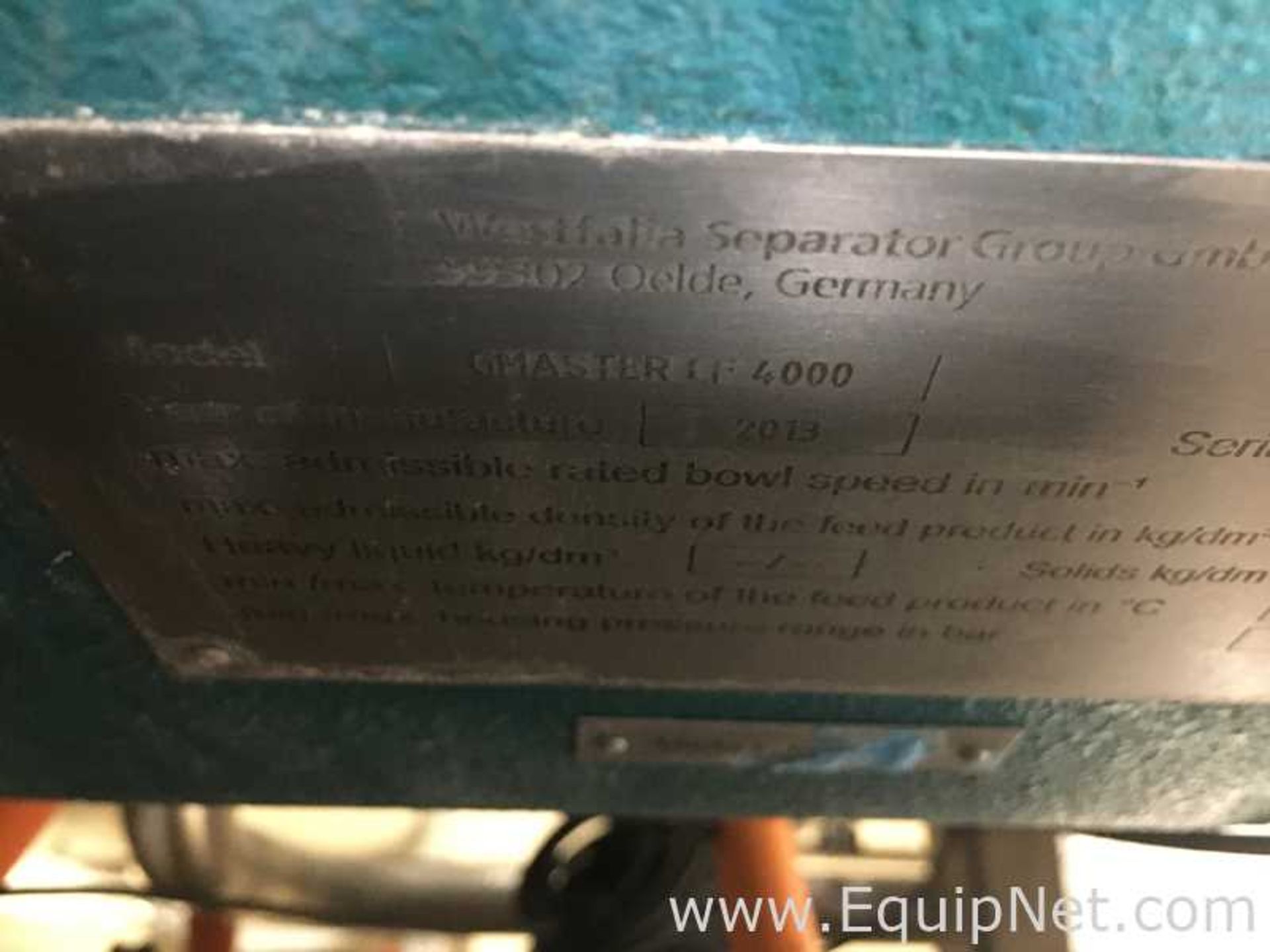 GEA Westfalia Separator Group GMASTER CF 4000 Stainless Steel Decanter Centrifuge - Image 14 of 35