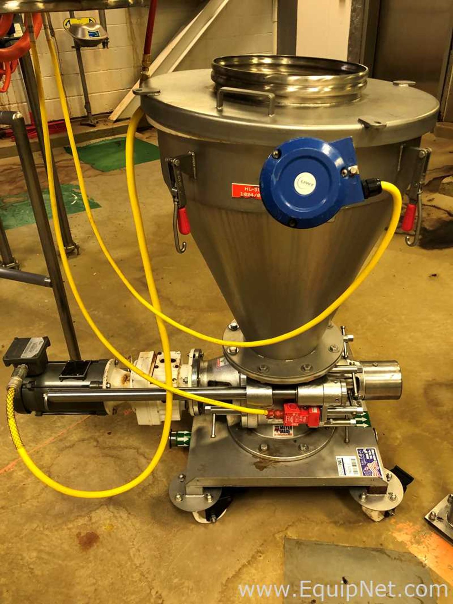One Vacuum Conveyor System Vac-U-Max With Hopper And One Shick S-225-1 Rotary Valve - Image 2 of 14