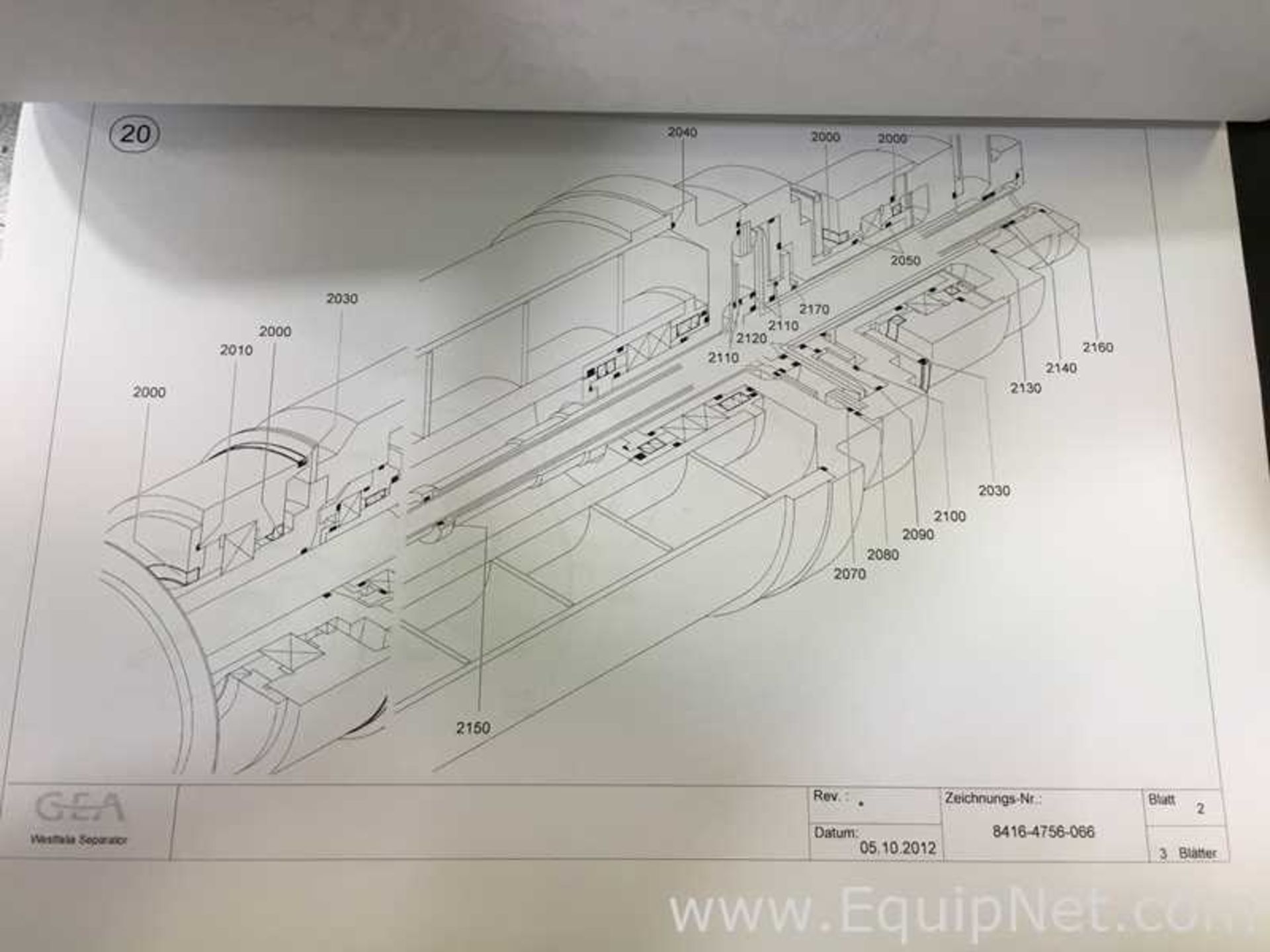 GEA Westfalia Separator Group GMASTER CF 4000 Stainless Steel Decanter Centrifuge - Image 33 of 35