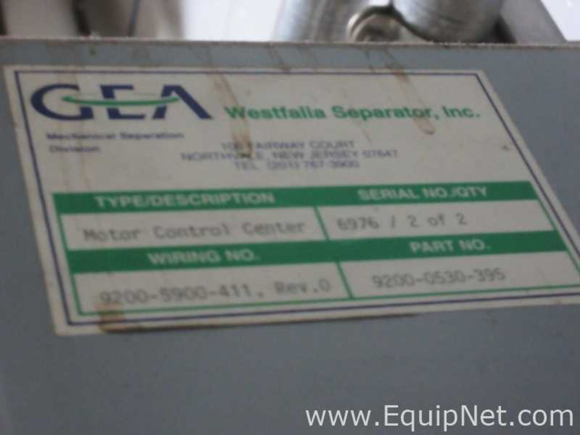 GEA Westfalia Separator Group GMASTER CF 4000 Stainless Steel Decanter Centrifuge - Image 26 of 44